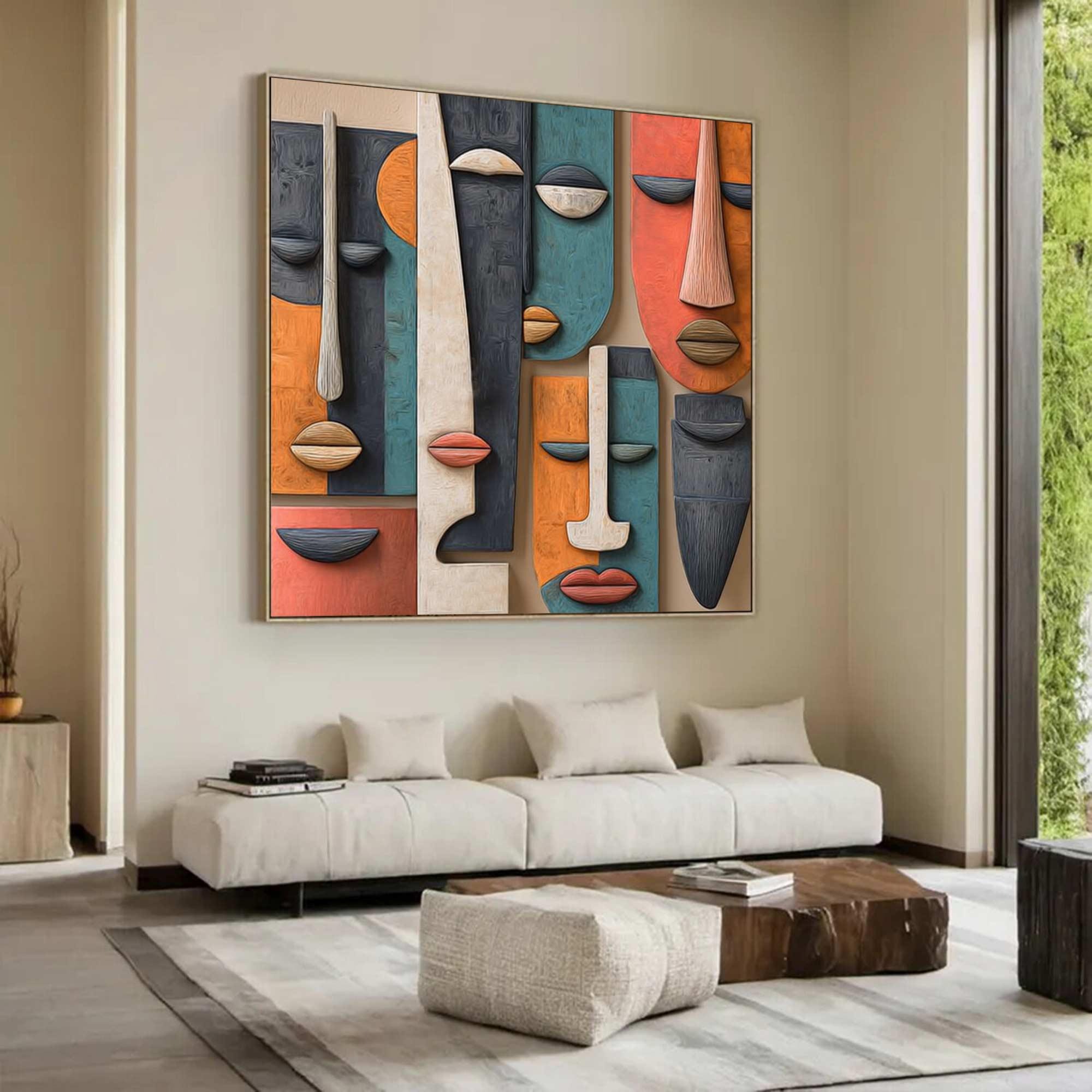 Recombinant Memory-3D Textured Wall Art