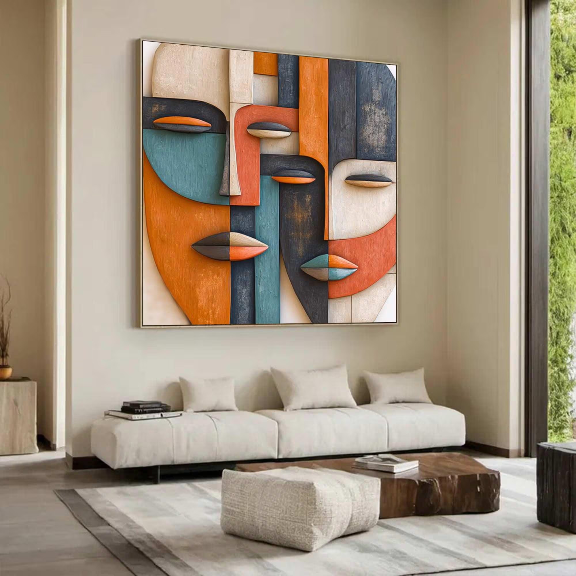 Facade in Fragments-3D Textured Wall Art