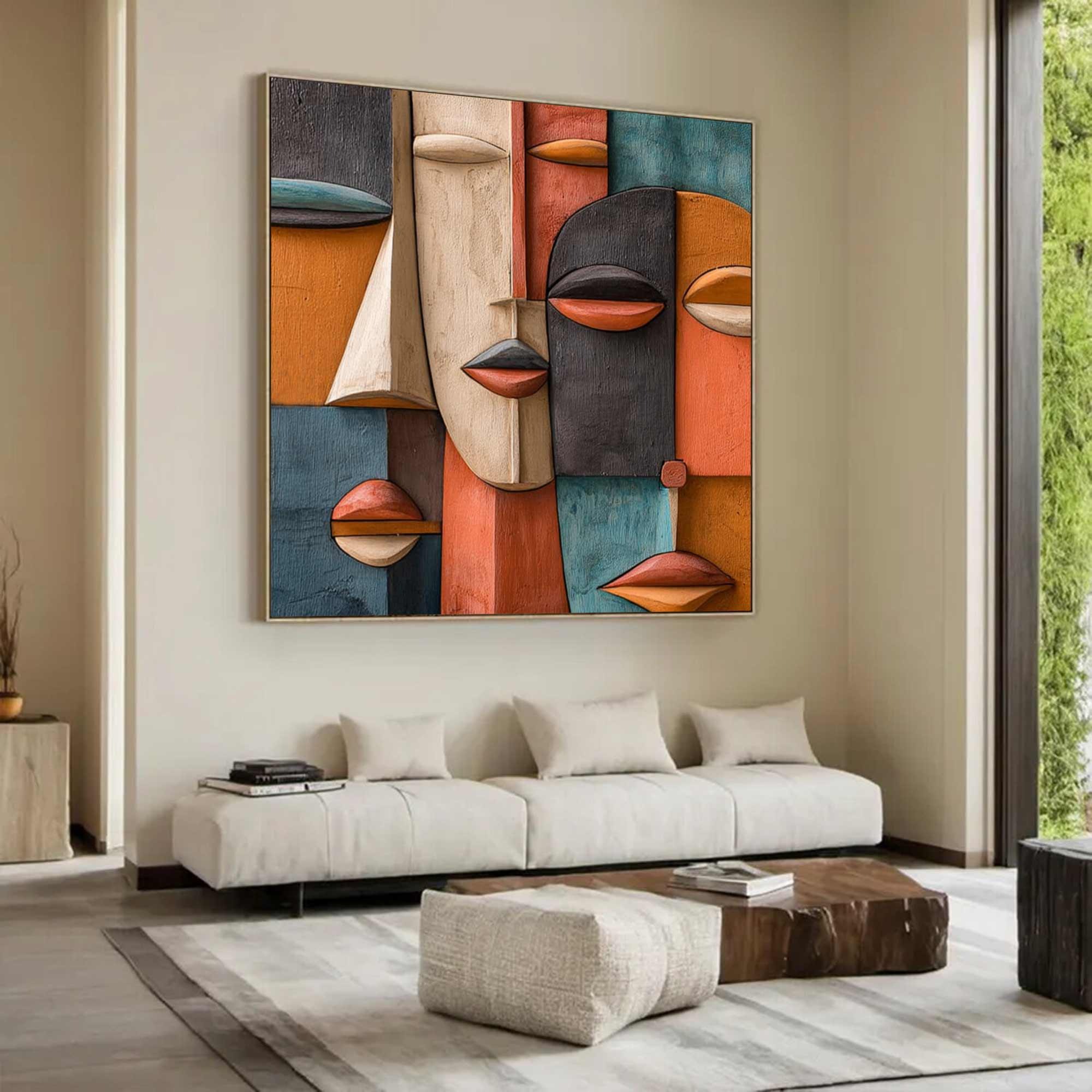Feature Field-3D Textured Wall Art