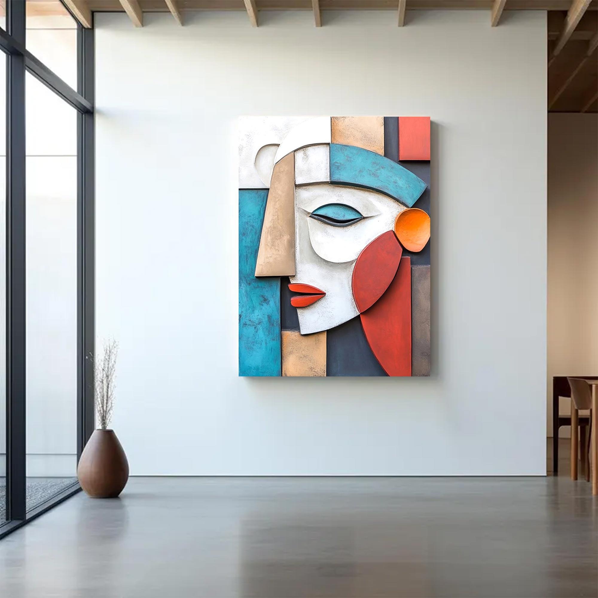 Dismantled Self-3D Textured Wall Art