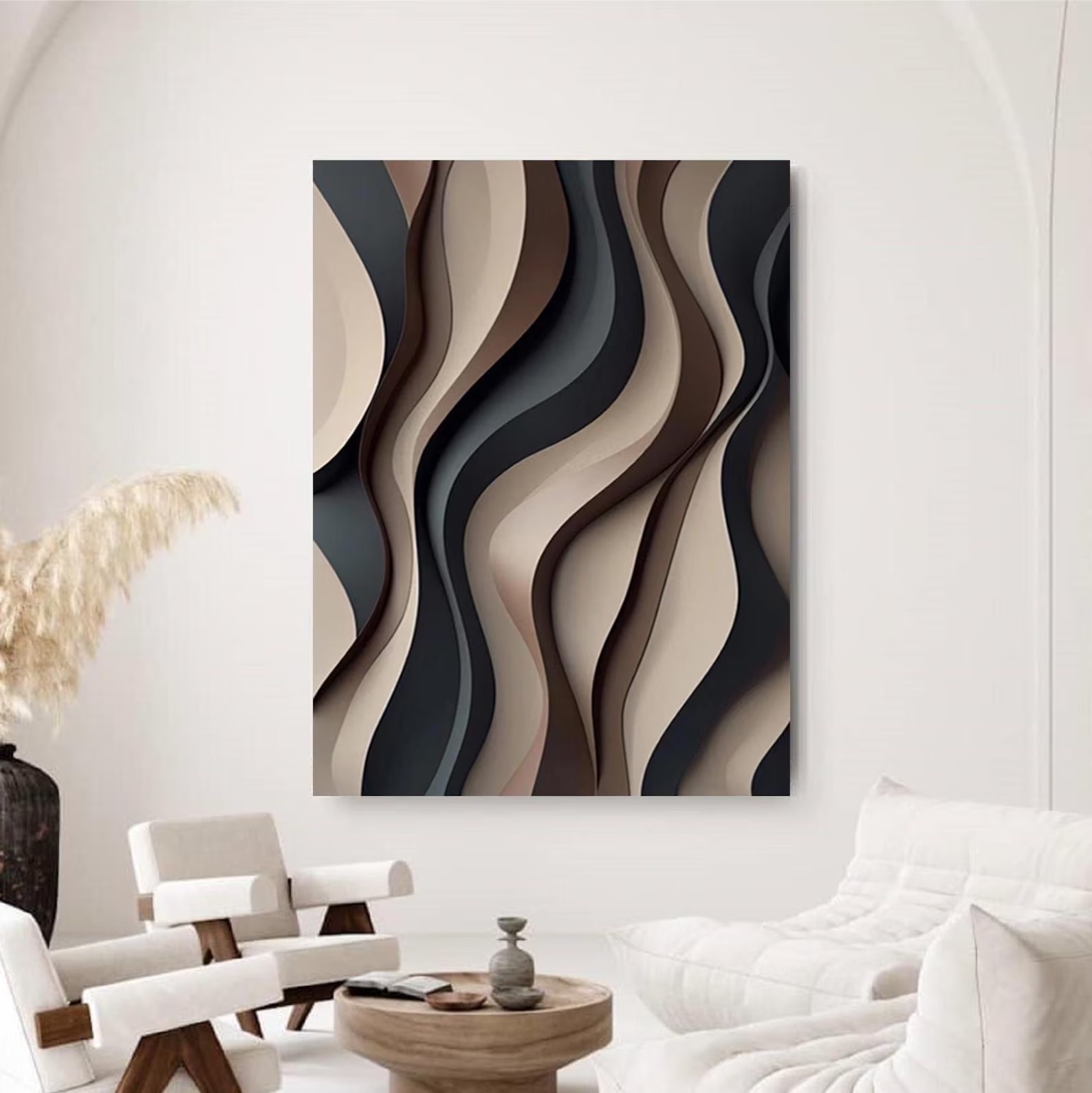 Molasses Night-3D Textured Wall Art