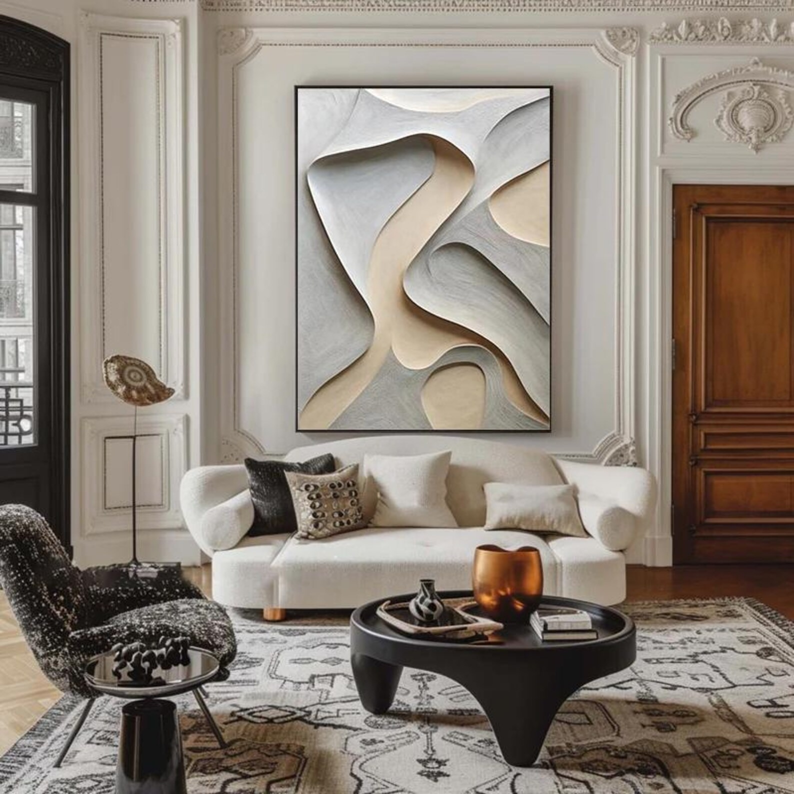 Highly Tactile-3D Textured Wall Art