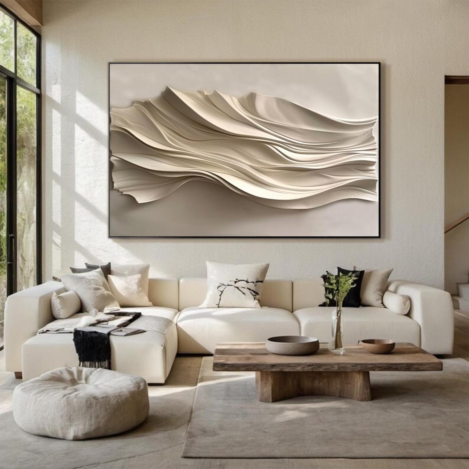 Incense Trails-3D Textured Wall Art