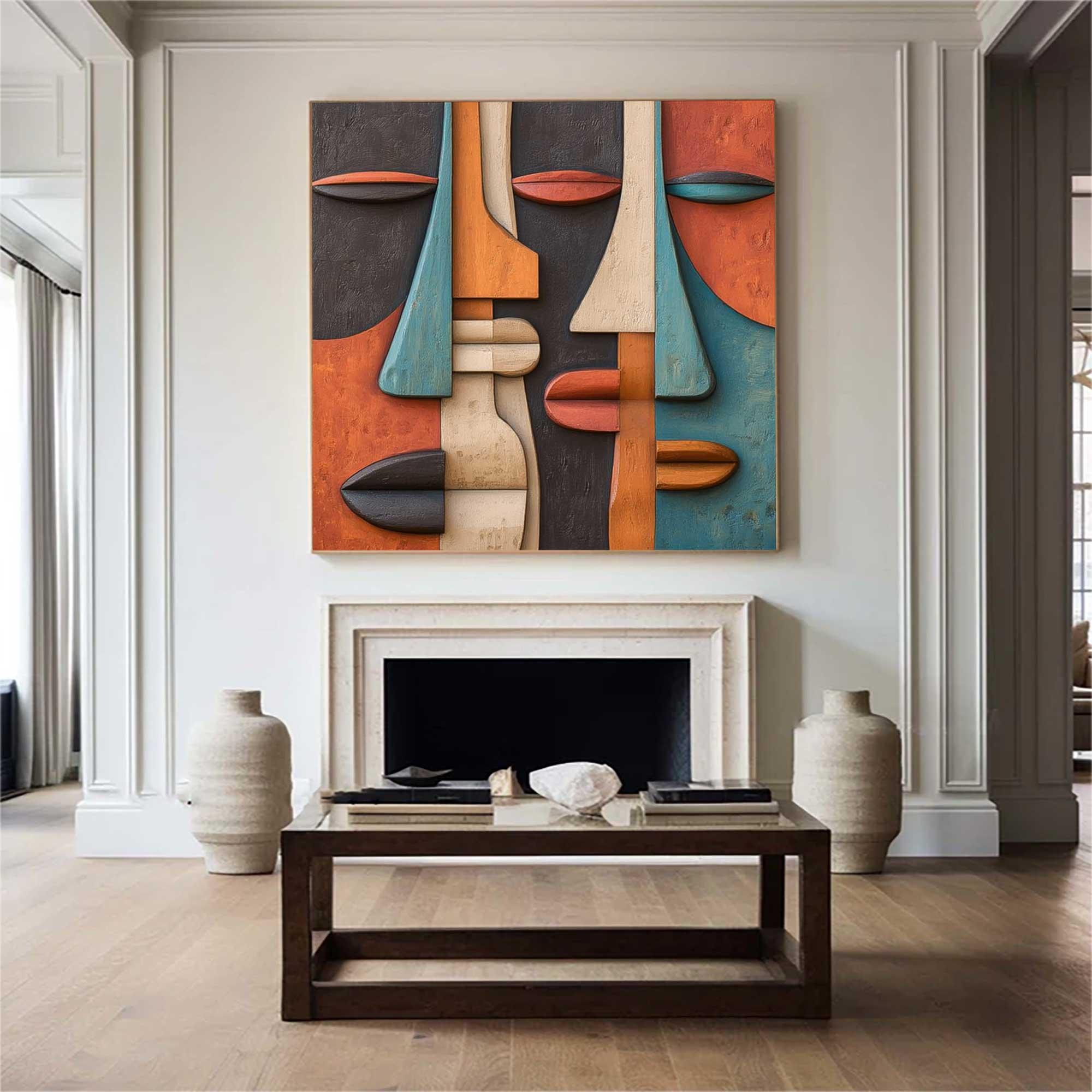 Broken Mirror Theory-3D Textured Wall Art