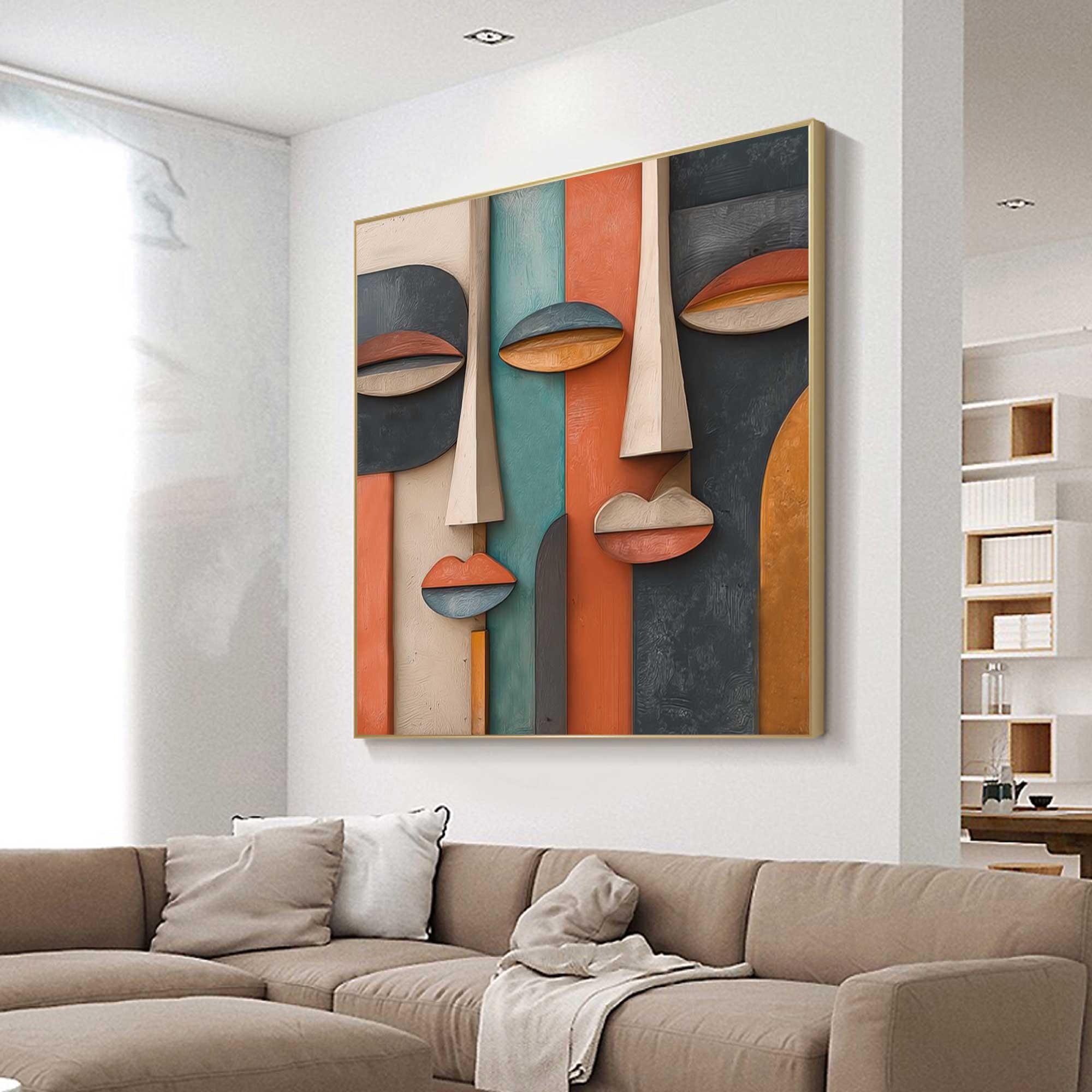 Variable Portrait-3D Textured Wall Art