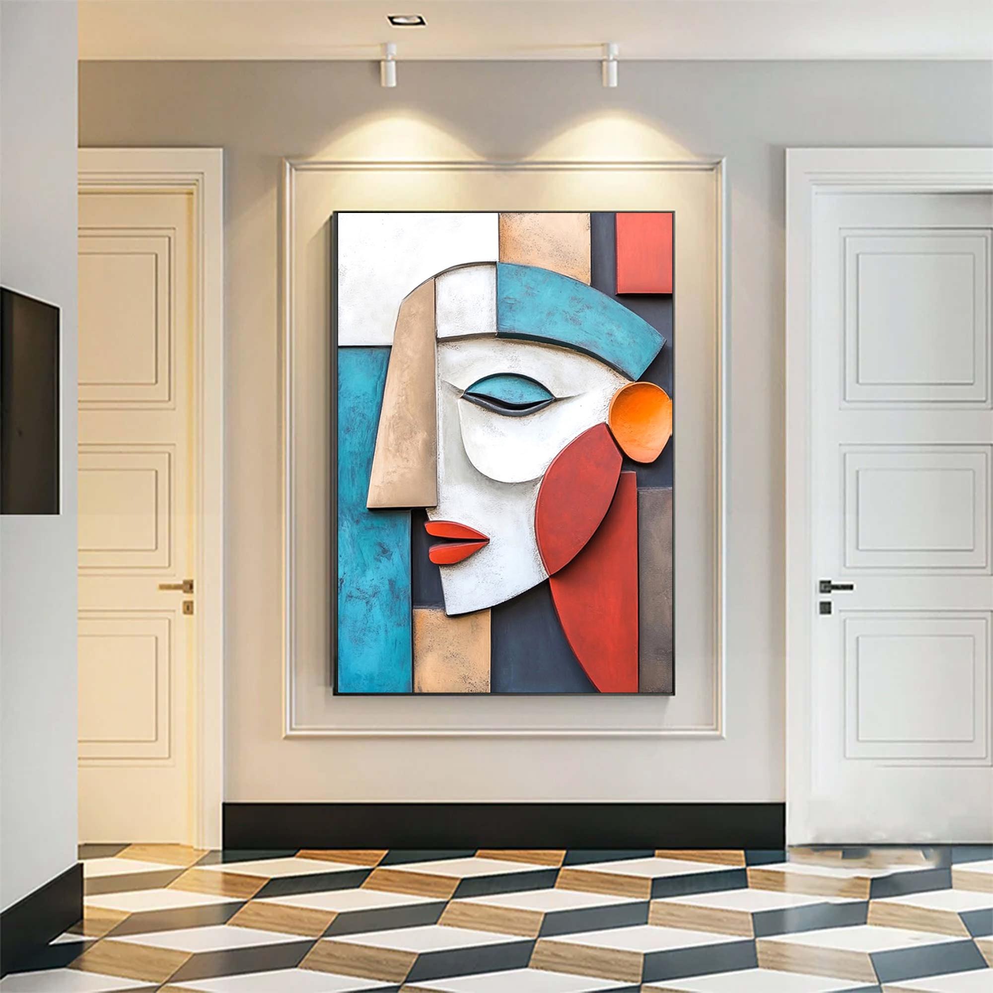 Dismantled Self-3D Textured Wall Art