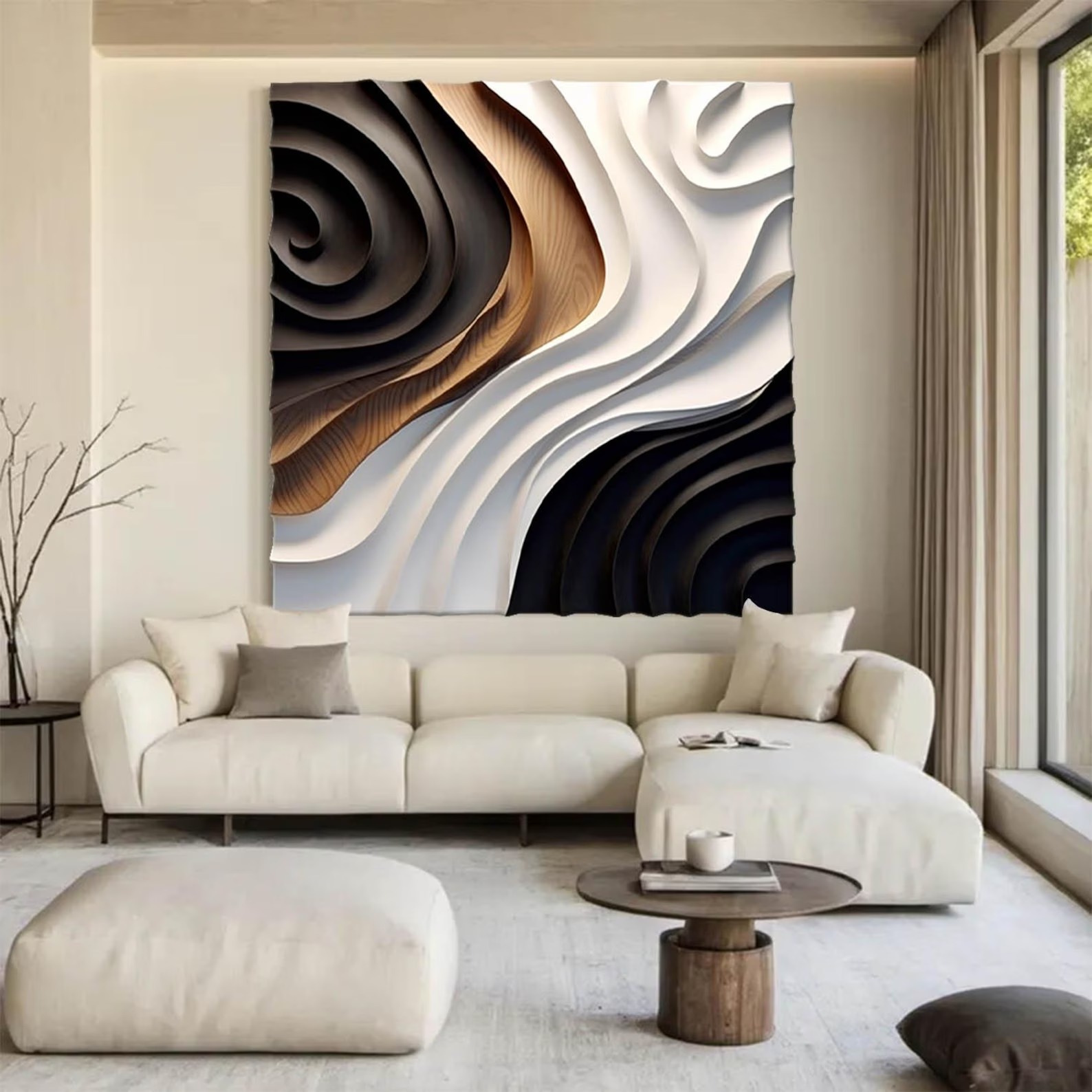Primordial Haze-3D Textured Wall Art