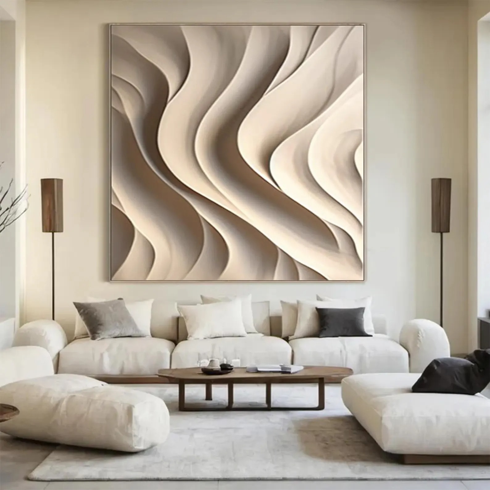 Weaving the Void-3D Textured Wall Art