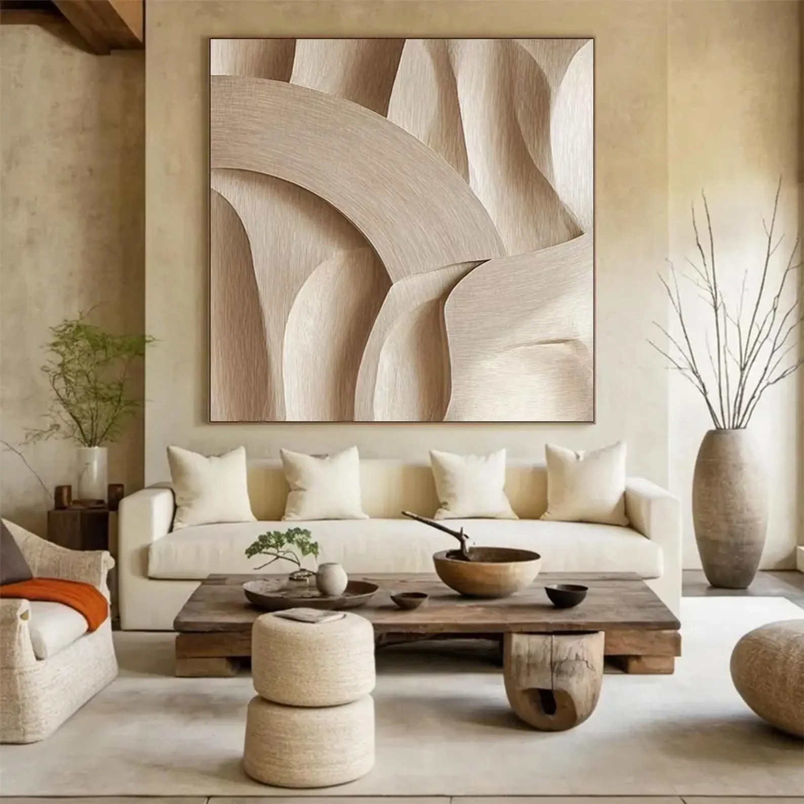 Oscillation-3D Textured Wall Art