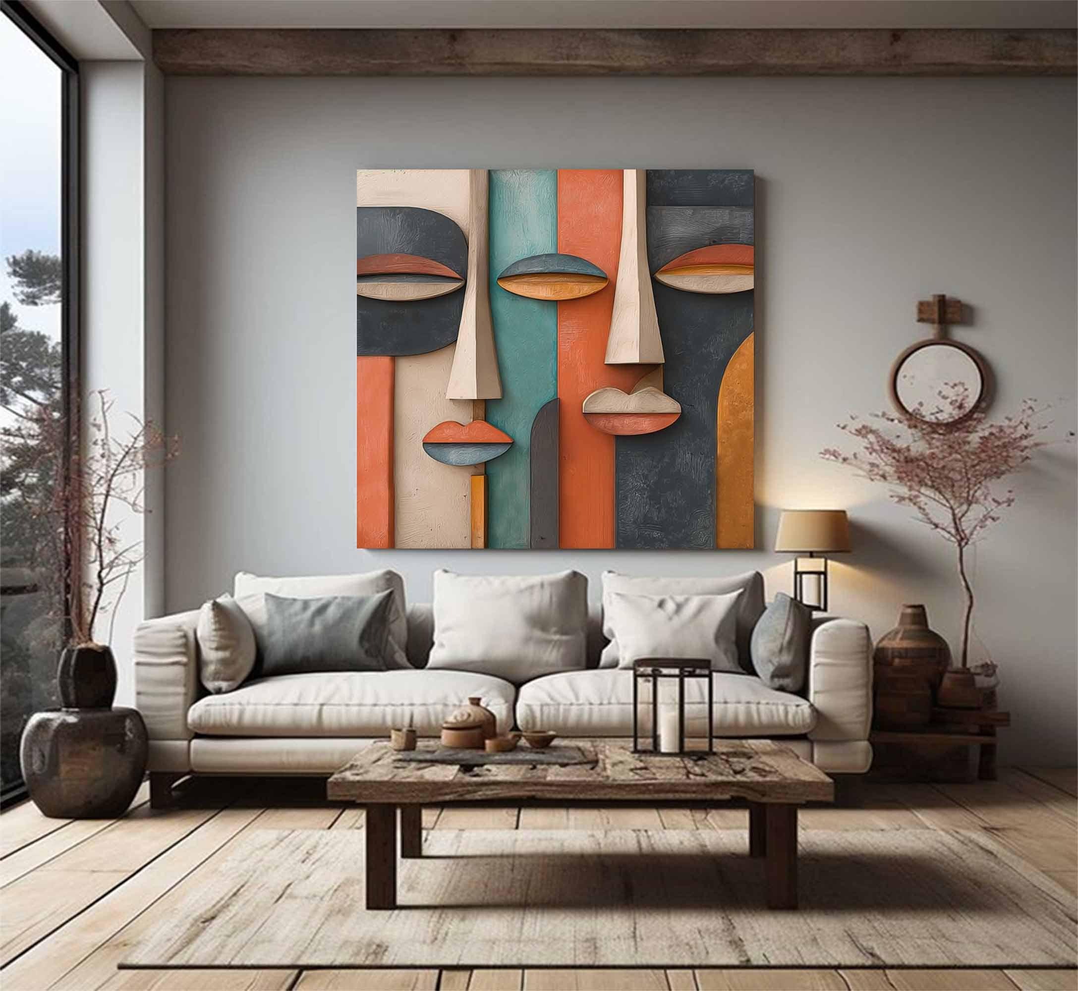 Variable Portrait-3D Textured Wall Art