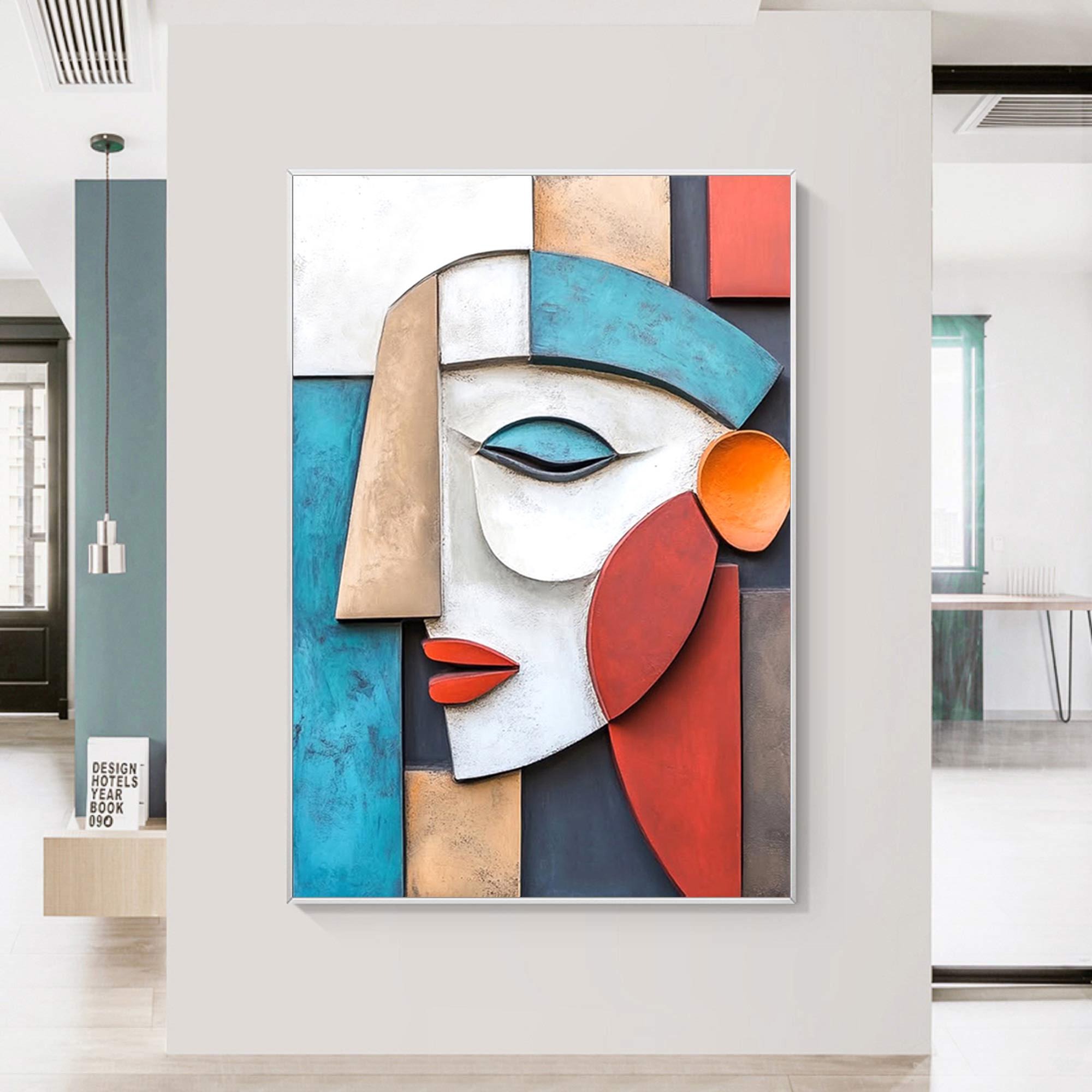 Dismantled Self-3D Textured Wall Art