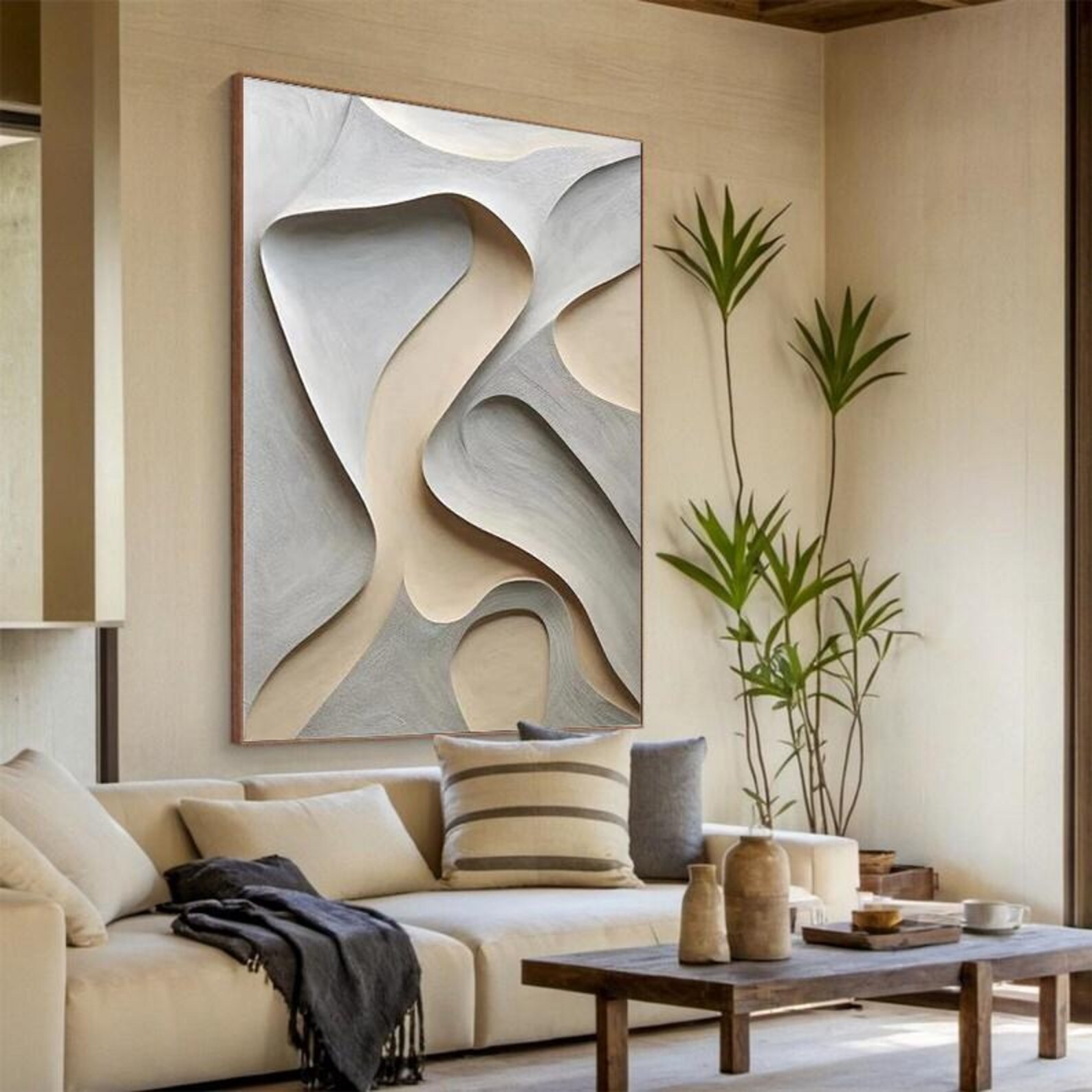 Highly Tactile-3D Textured Wall Art