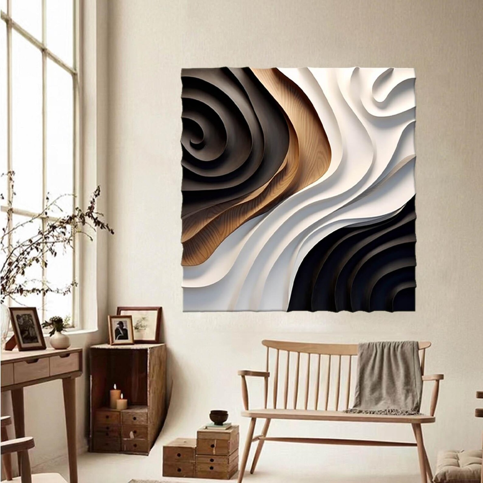 Primordial Haze-3D Textured Wall Art