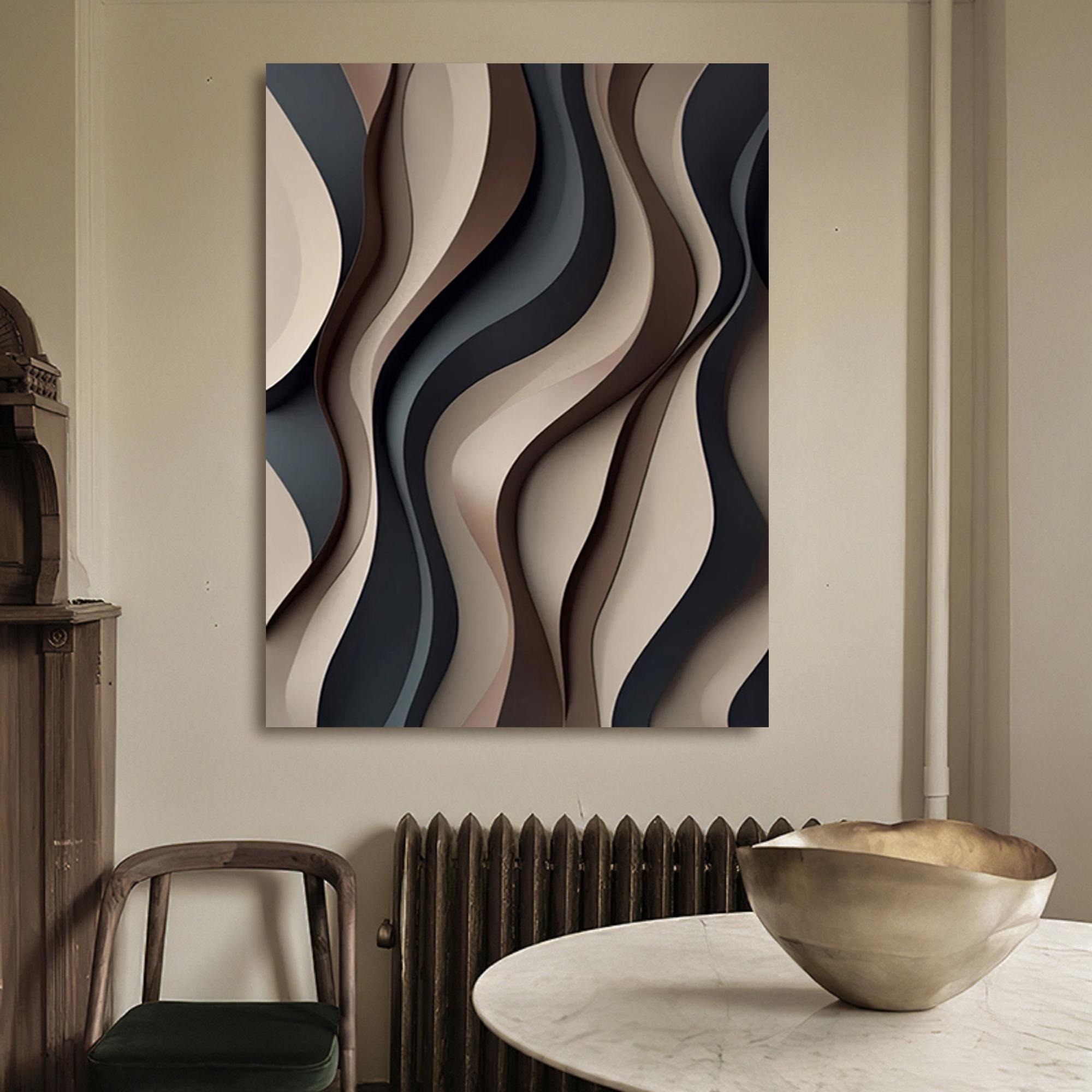 Molasses Night-3D Textured Wall Art