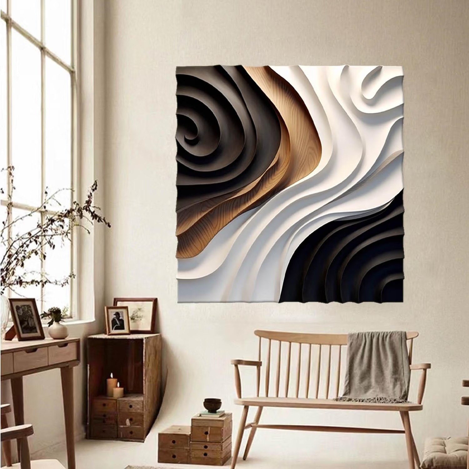 Primordial Haze-3D Textured Wall Art