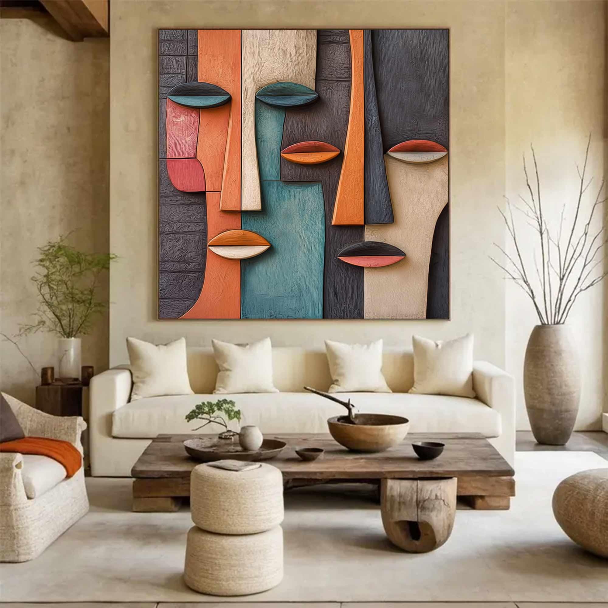 Tactile Memory-3D Textured Wall Art