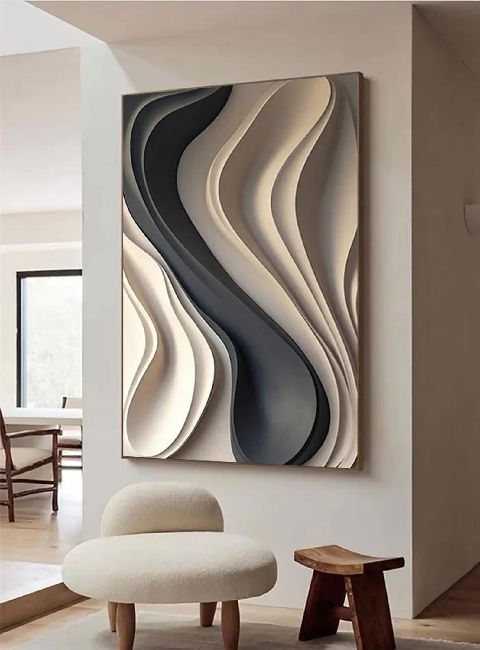 Equilibrium in Motion-3D Textured Wall Art