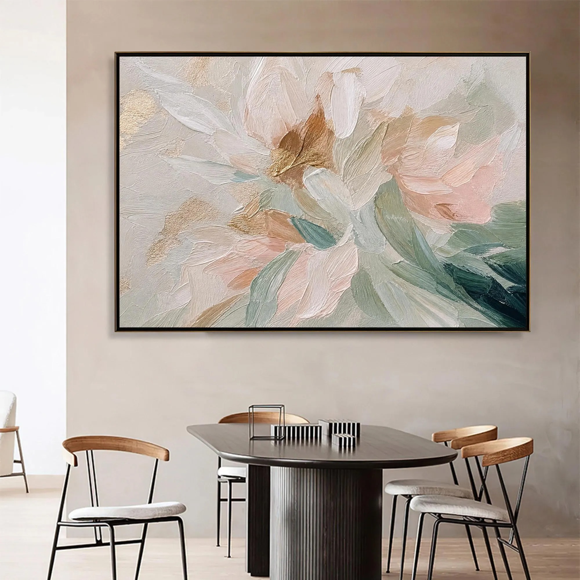 Textured Pink Floral
