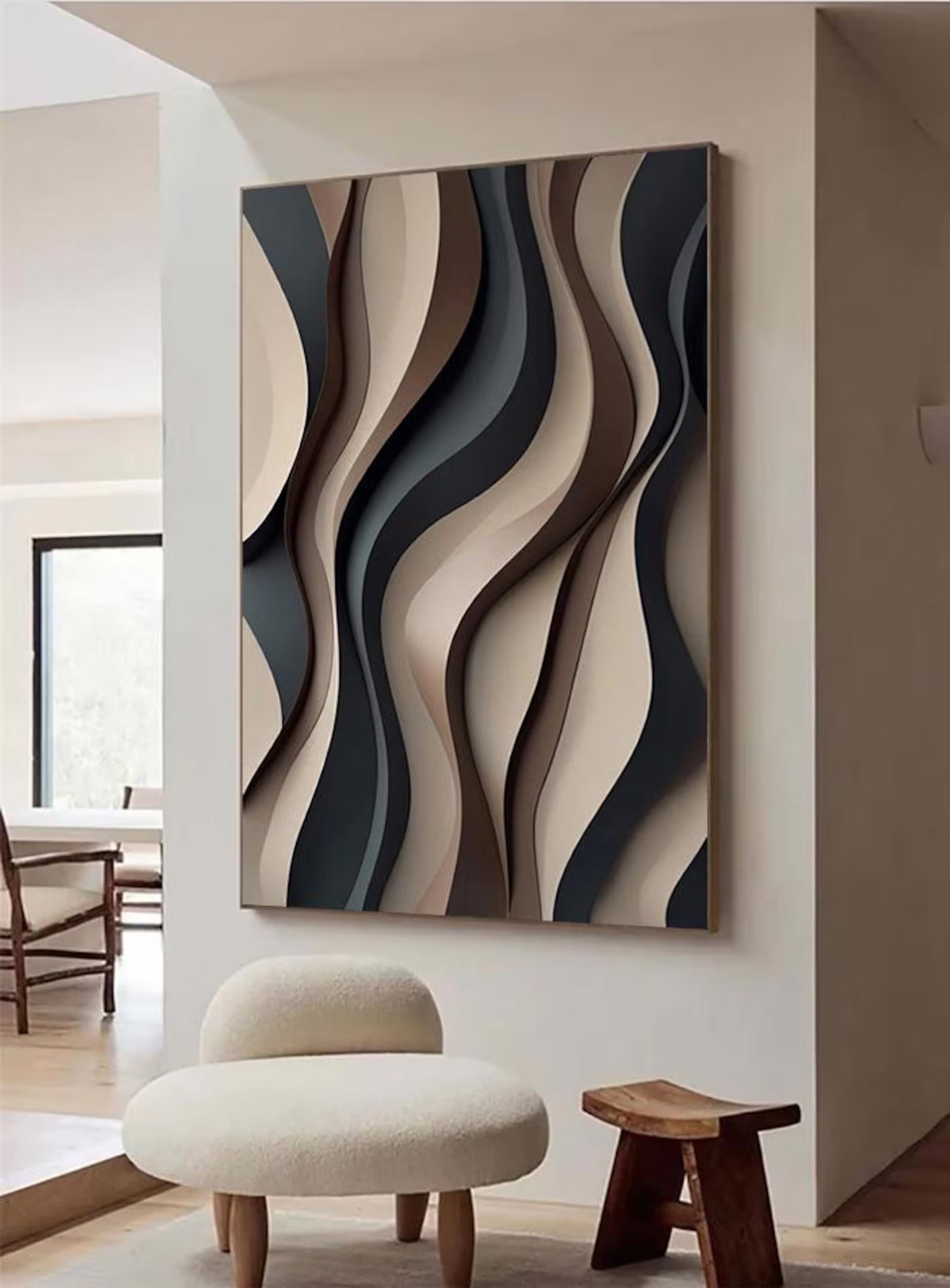 Molasses Night-3D Textured Wall Art