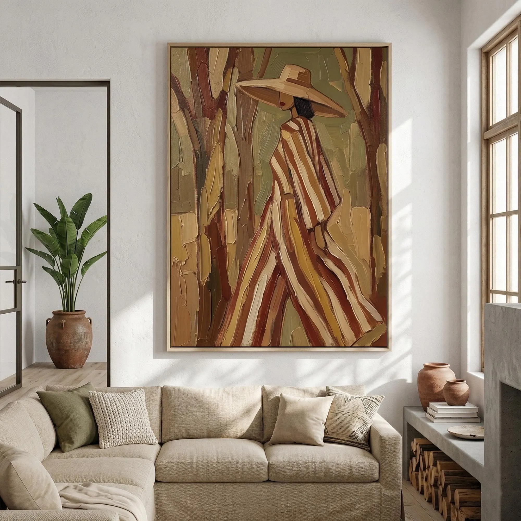 Woman In Forest