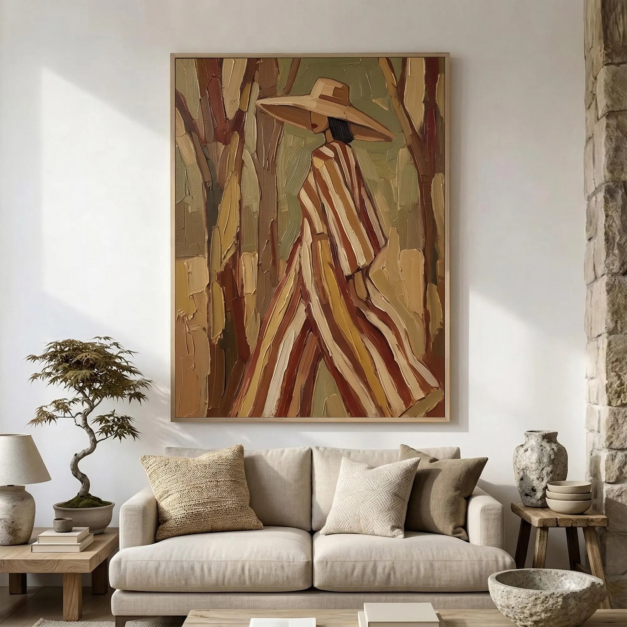 Woman In Forest
