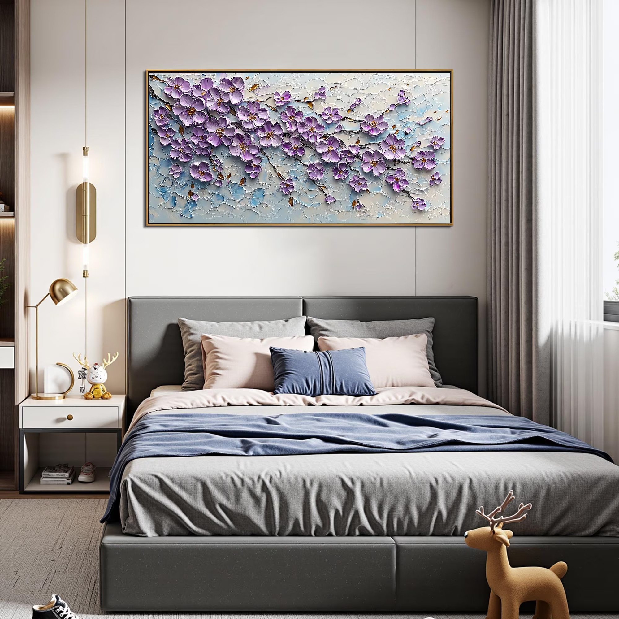 Impasto Floral Artwork