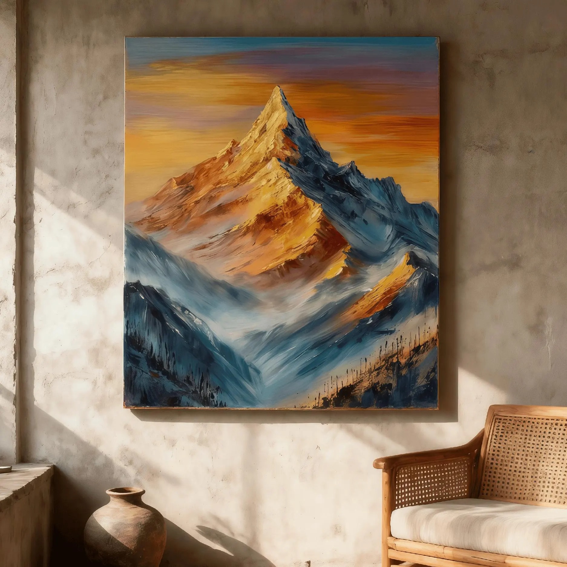 Golden Mountain Art