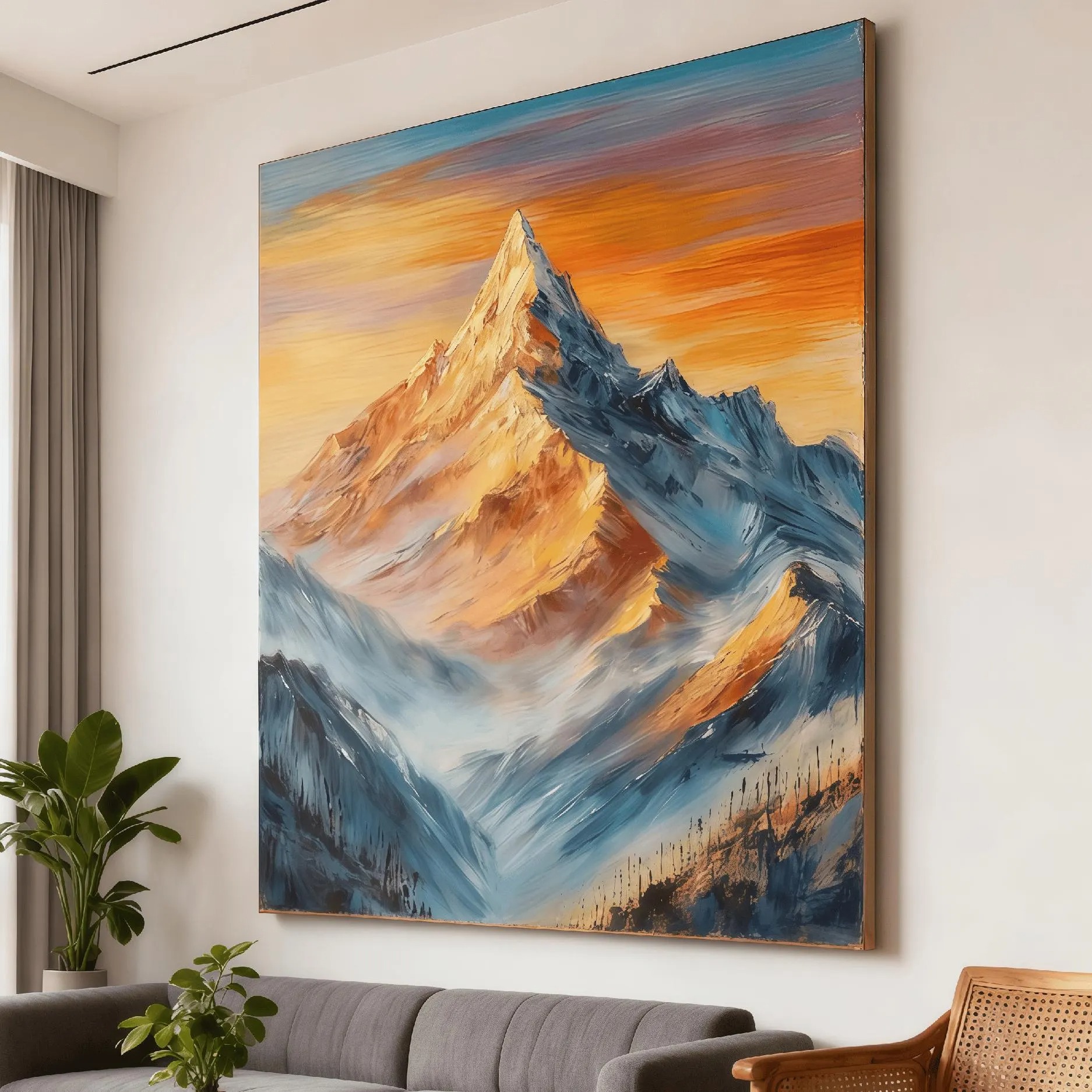 Golden Mountain Art
