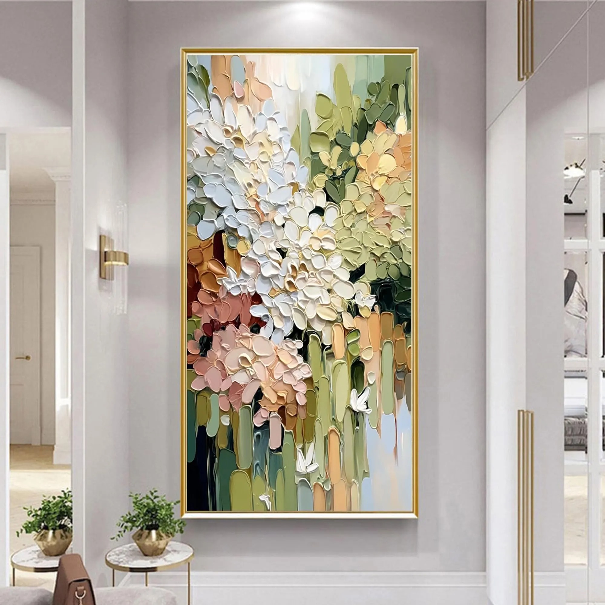 Flower Impasto Art
