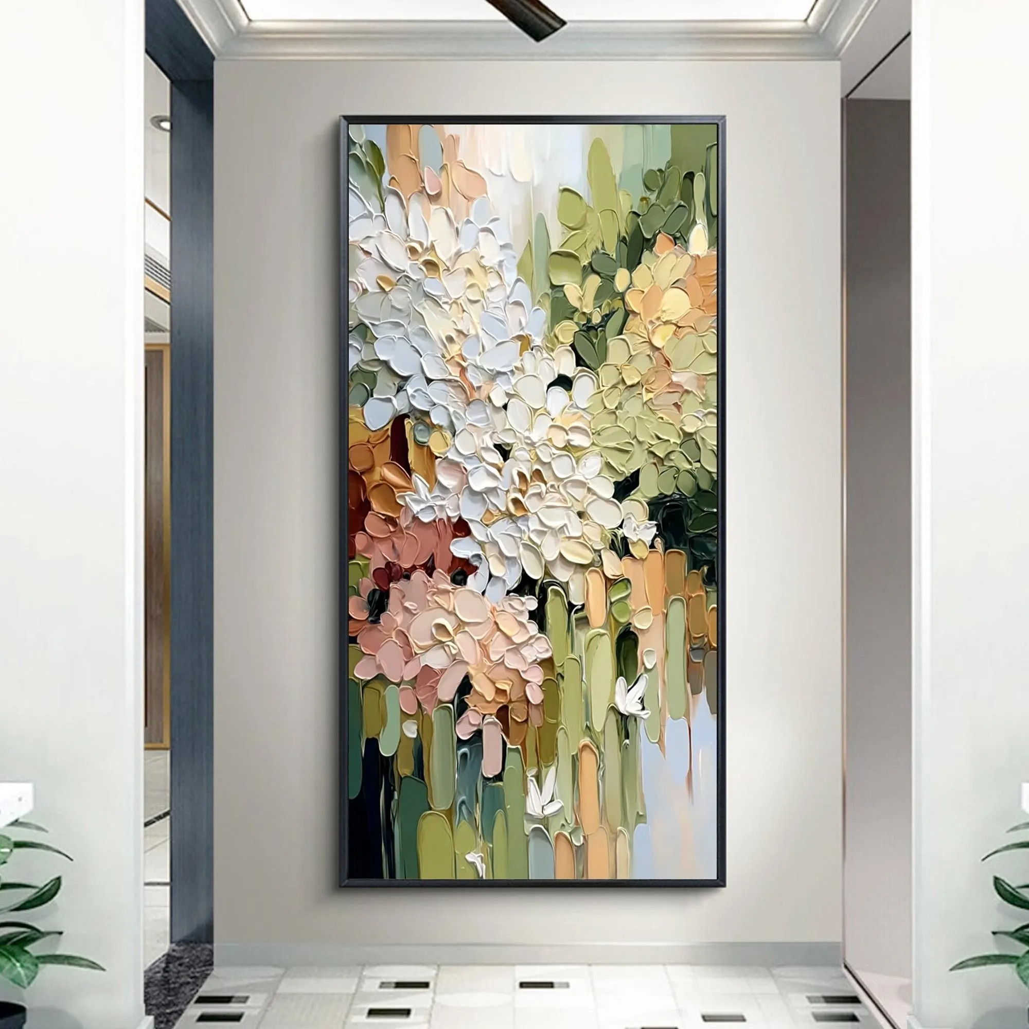 Flower Impasto Art