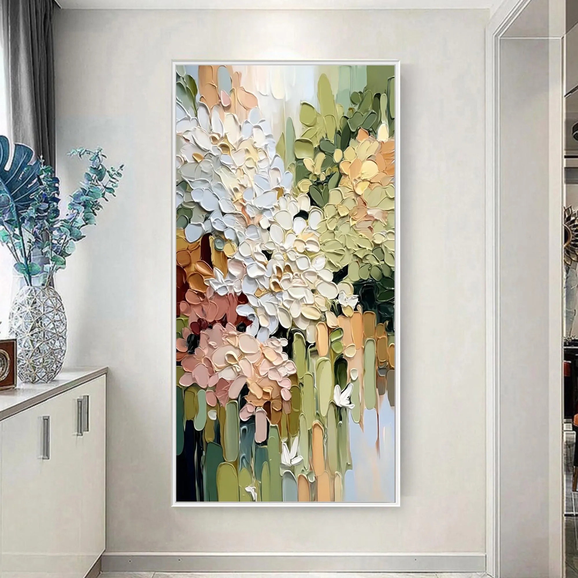 Flower Impasto Art