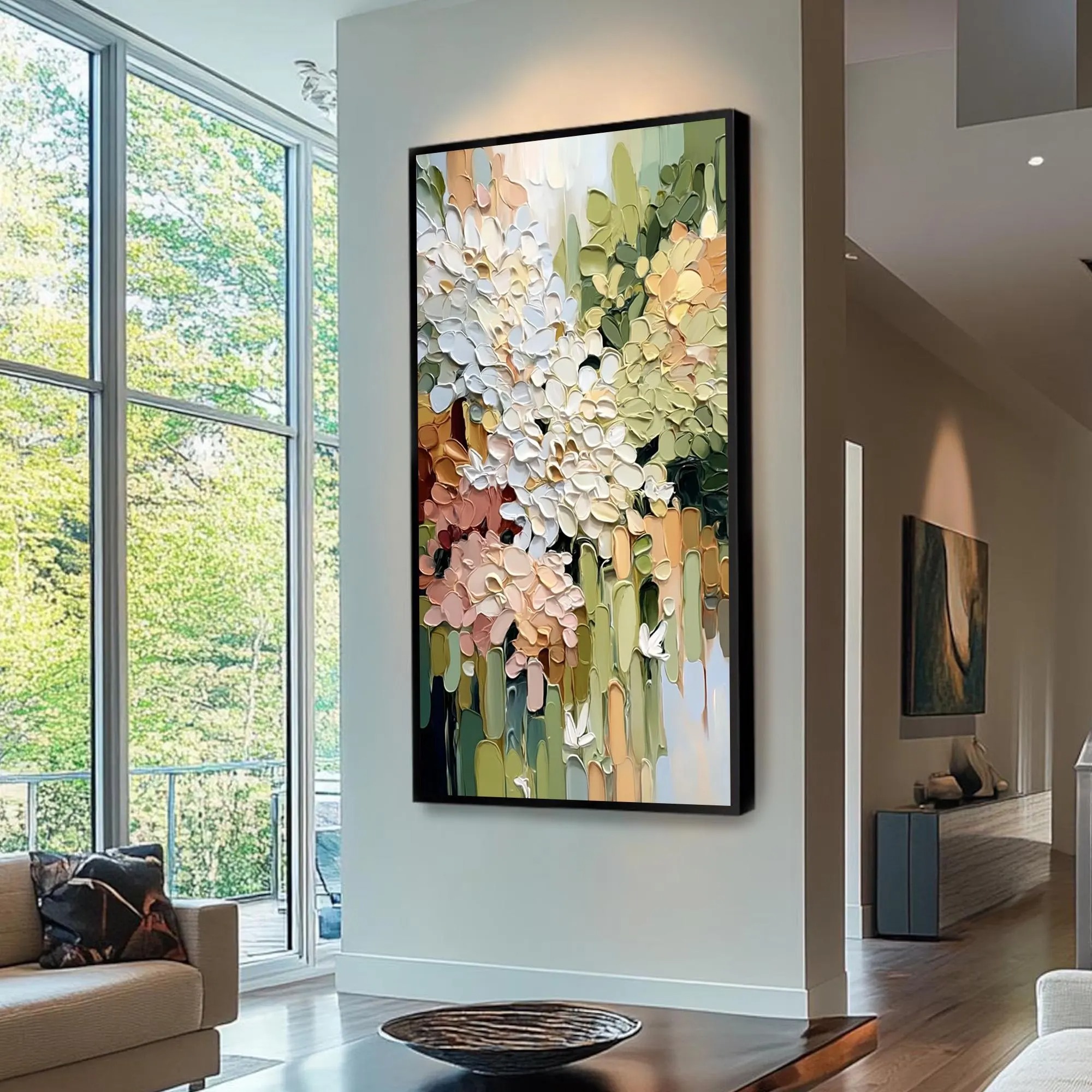 Flower Impasto Art