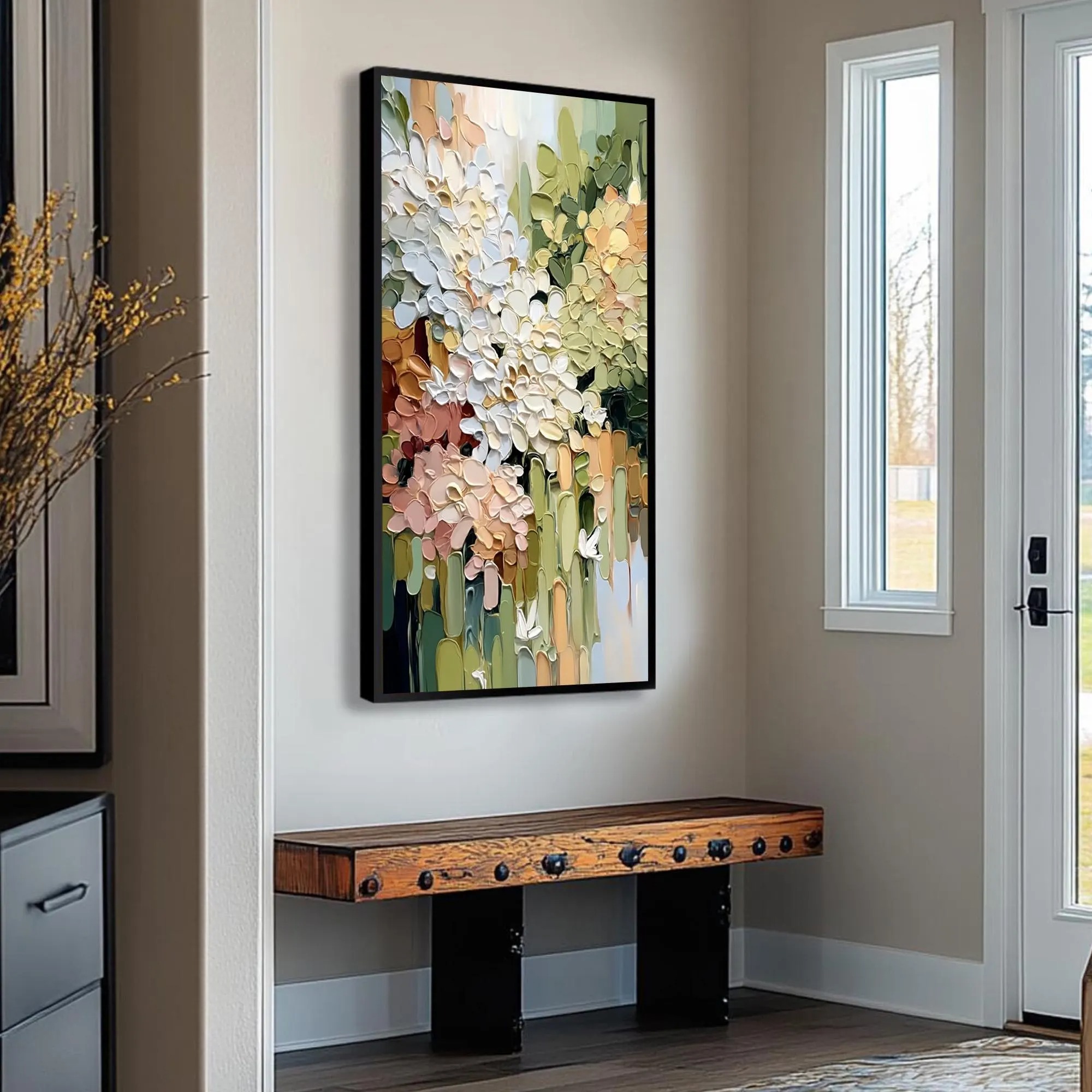 Flower Impasto Art