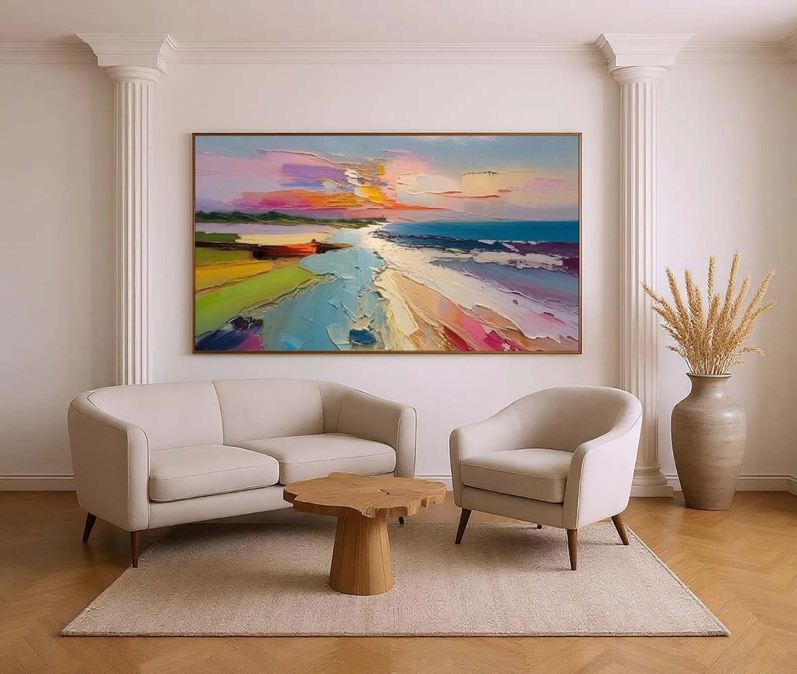Coastal Sunset Art