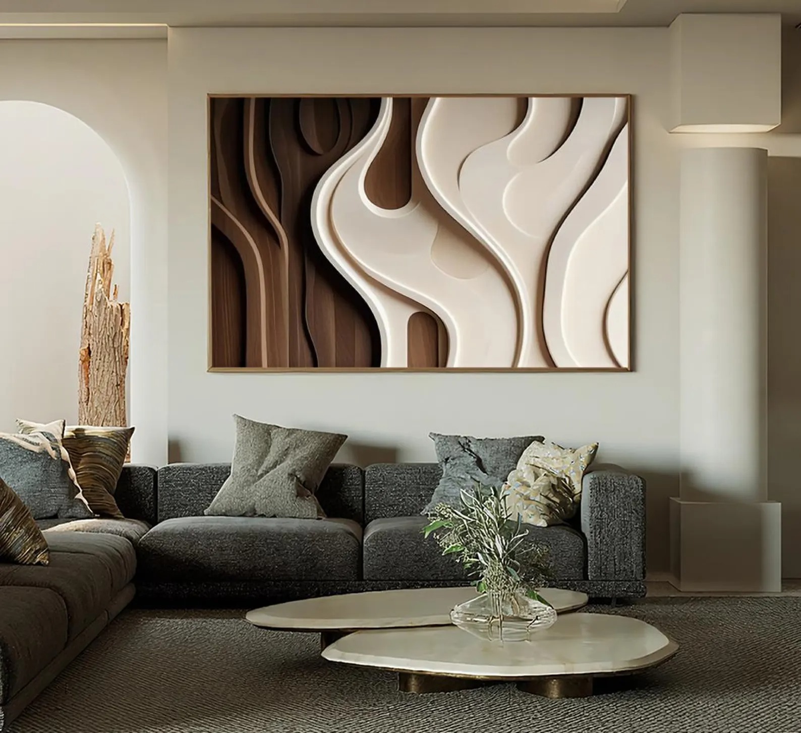 Hover-3D Textured Wall Art