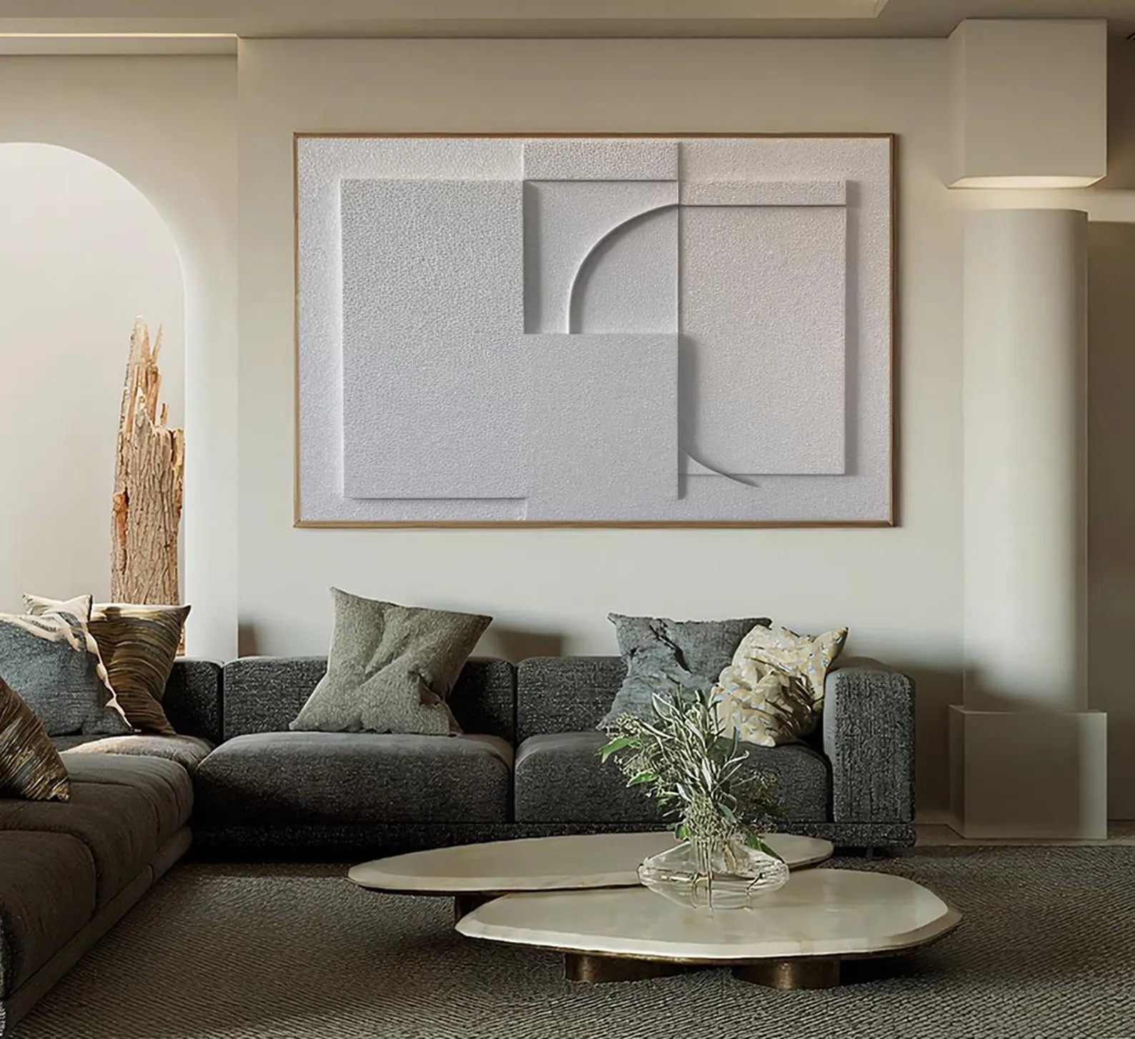 Arch-3D Textured Wall Art