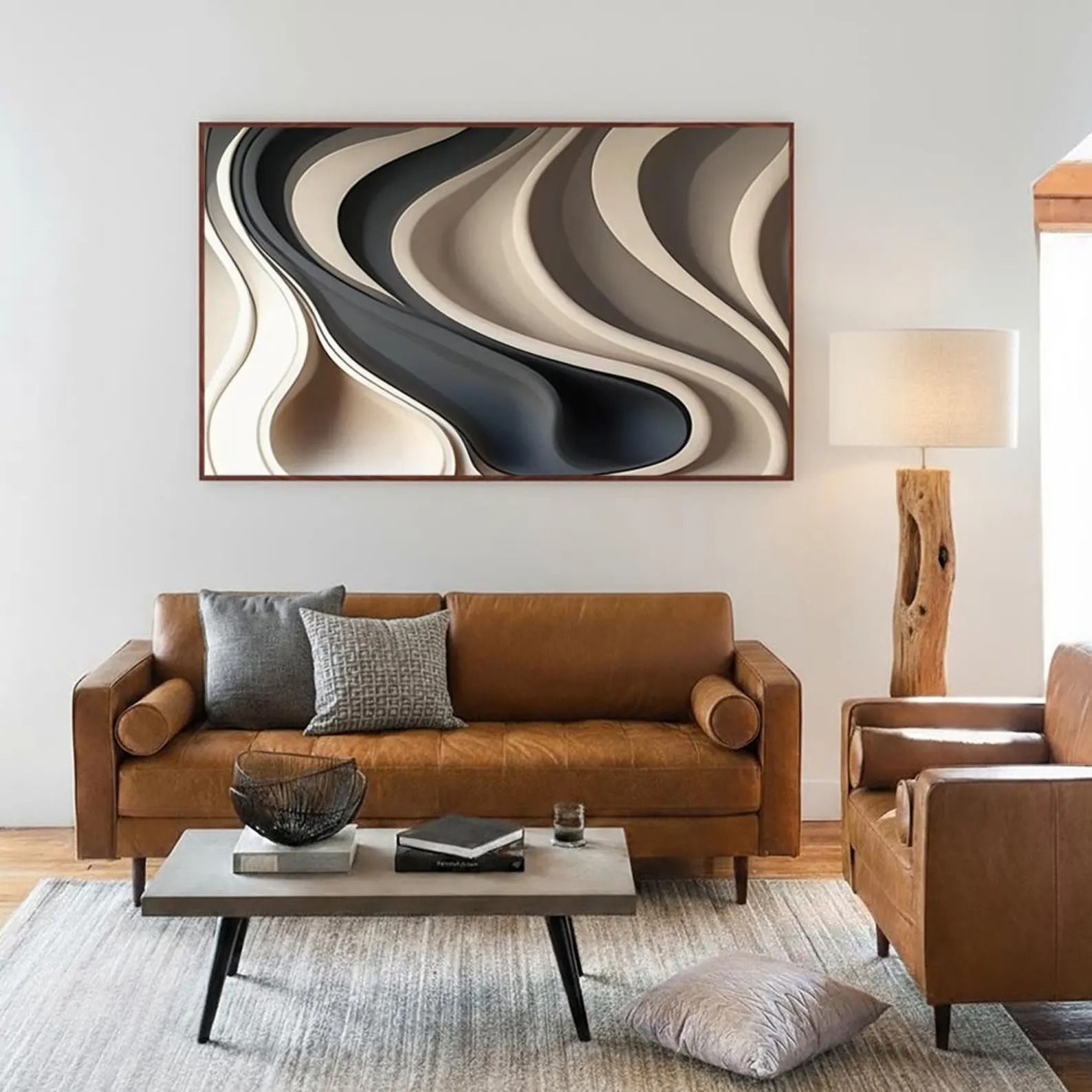 Glide-3D Textured Wall Art