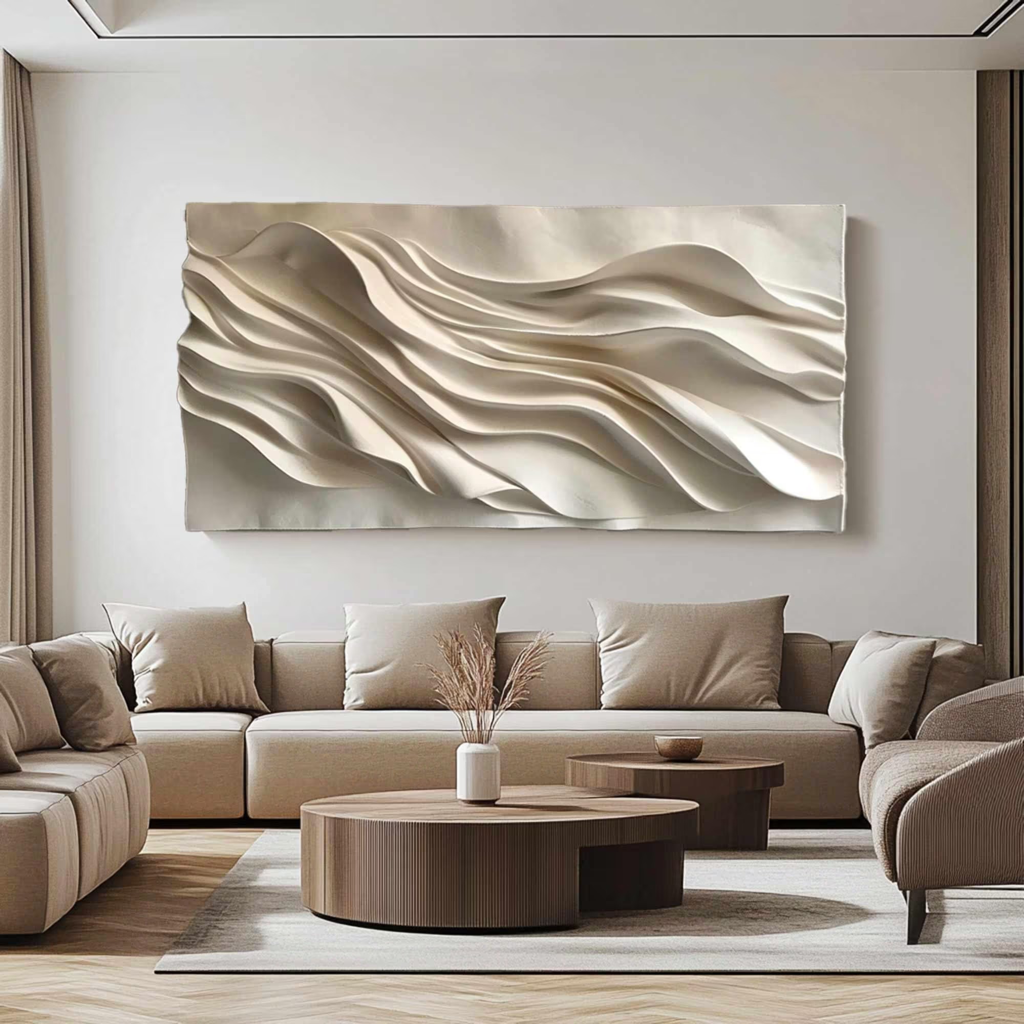 Fluid Architecture-3D Textured Wall Art