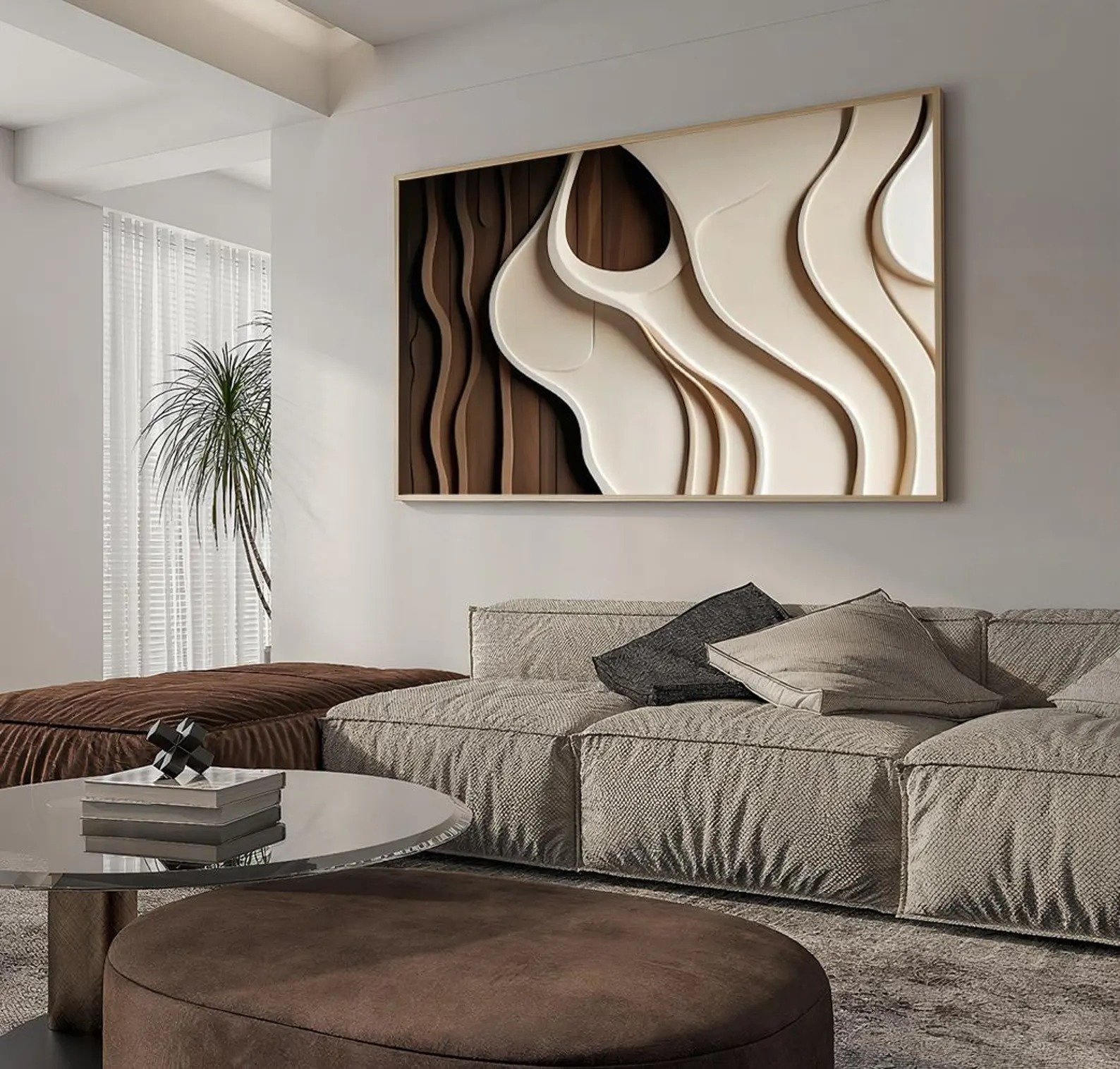 Dune-3D Textured Wall Art