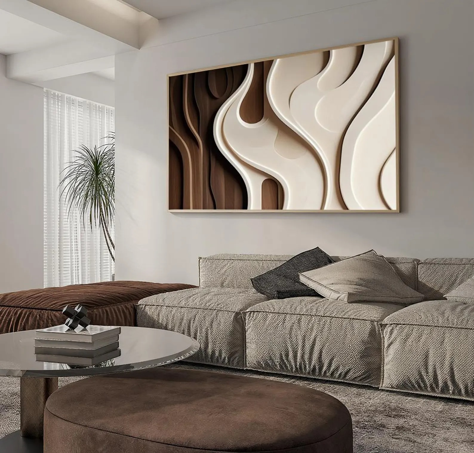 Hover-3D Textured Wall Art