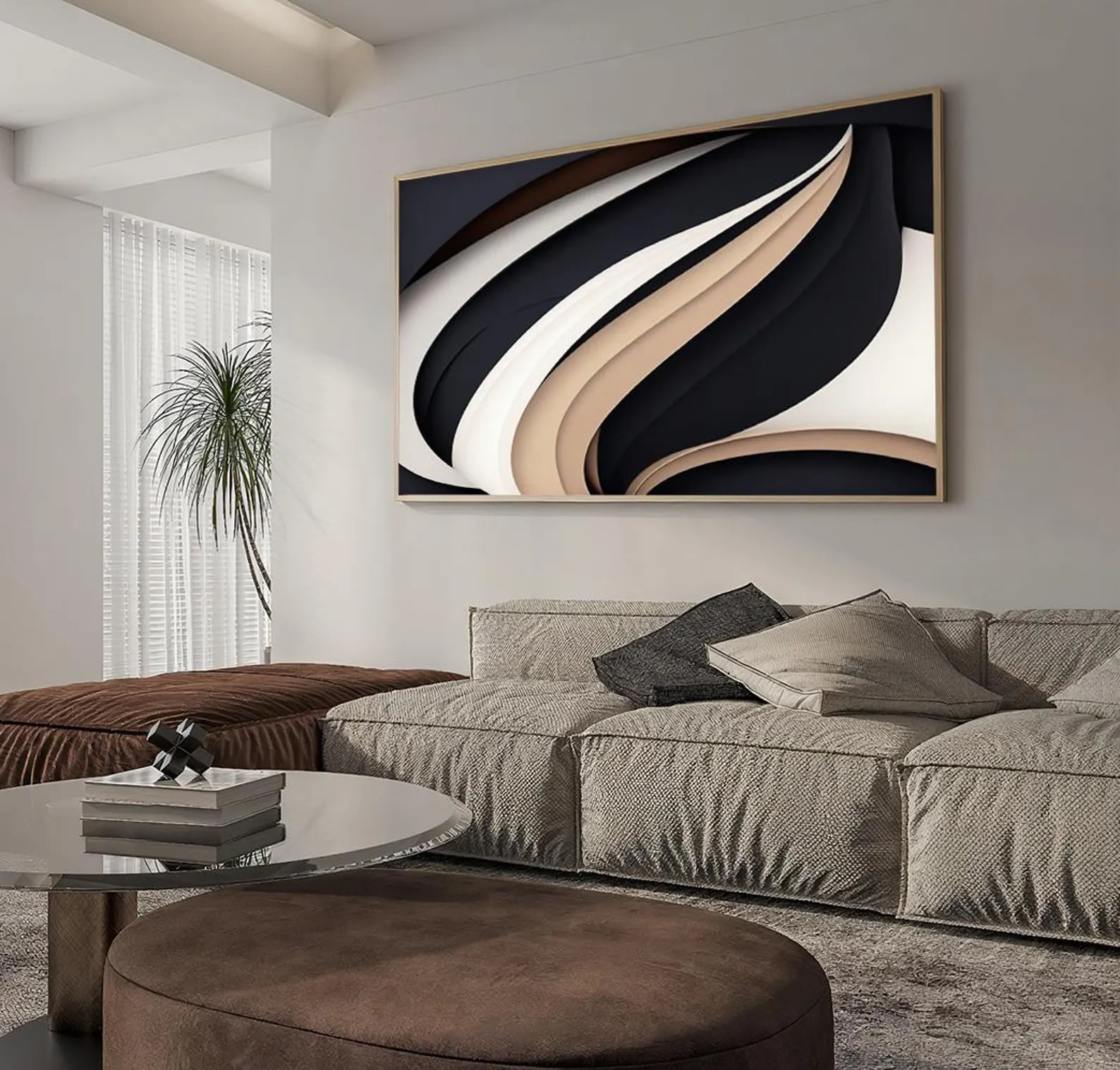Swell-3D Textured Wall Art