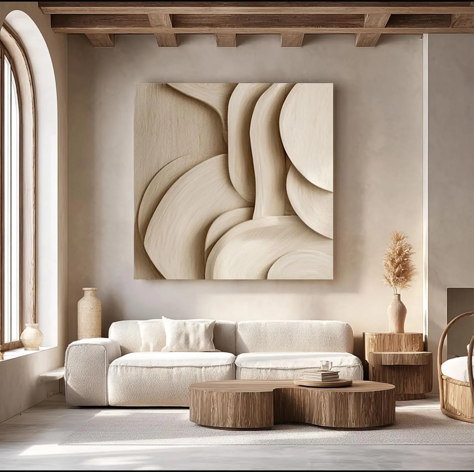 The Embrace-3D Textured Wall Art