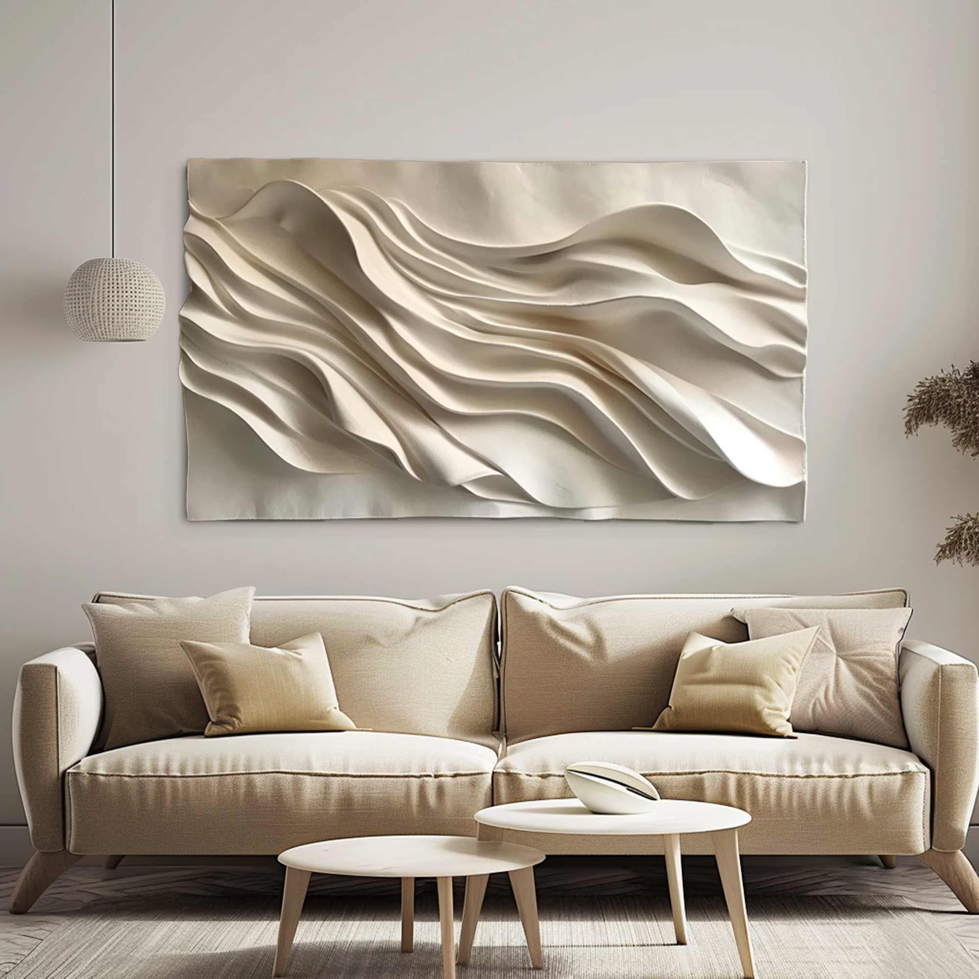 Fluid Architecture-3D Textured Wall Art