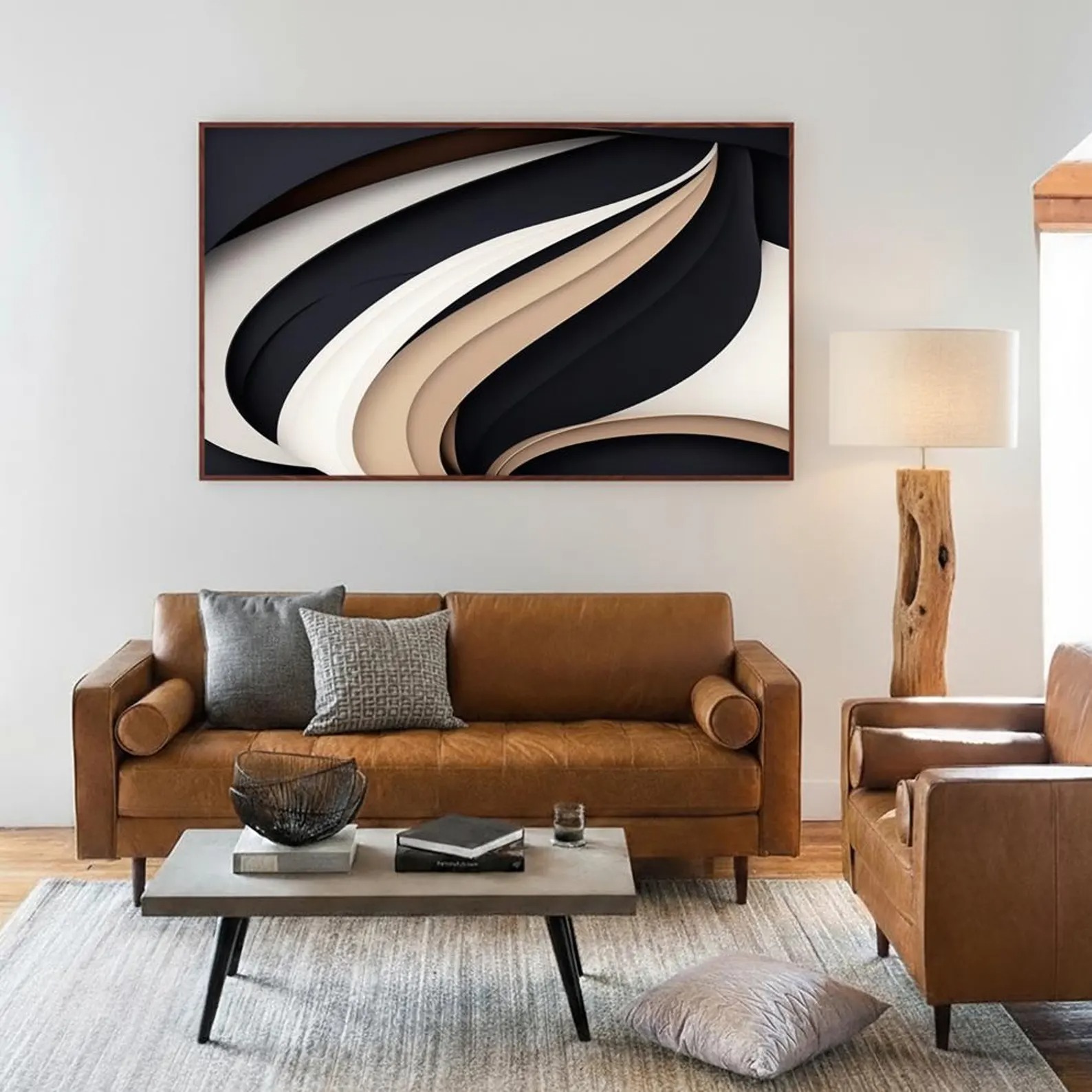 Swell-3D Textured Wall Art