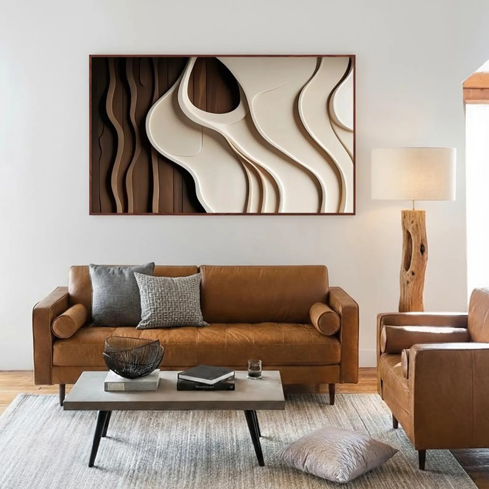 Dune-3D Textured Wall Art