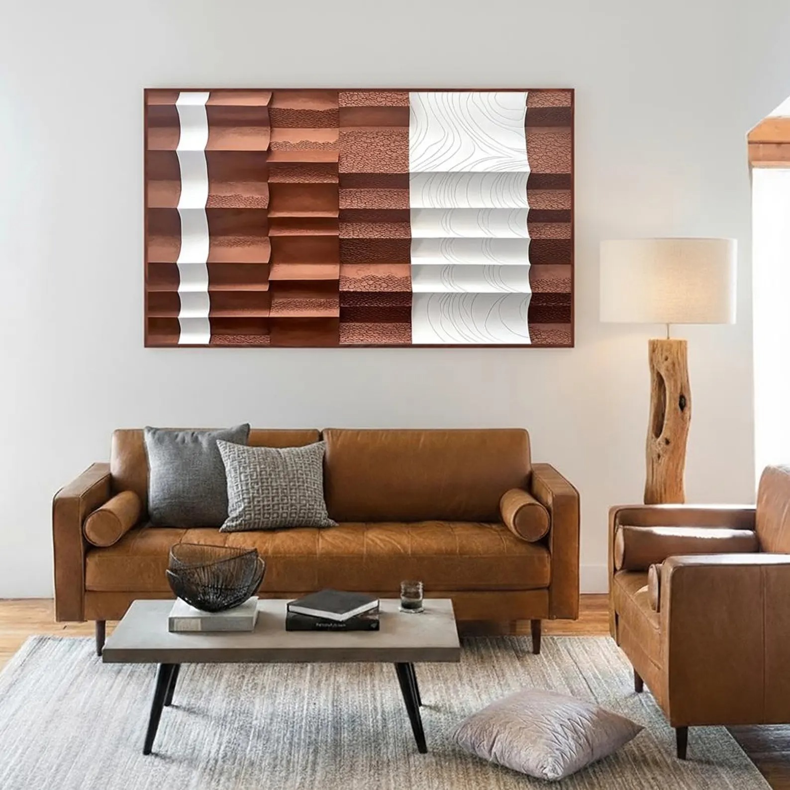 Burst-3D Textured Wall Art