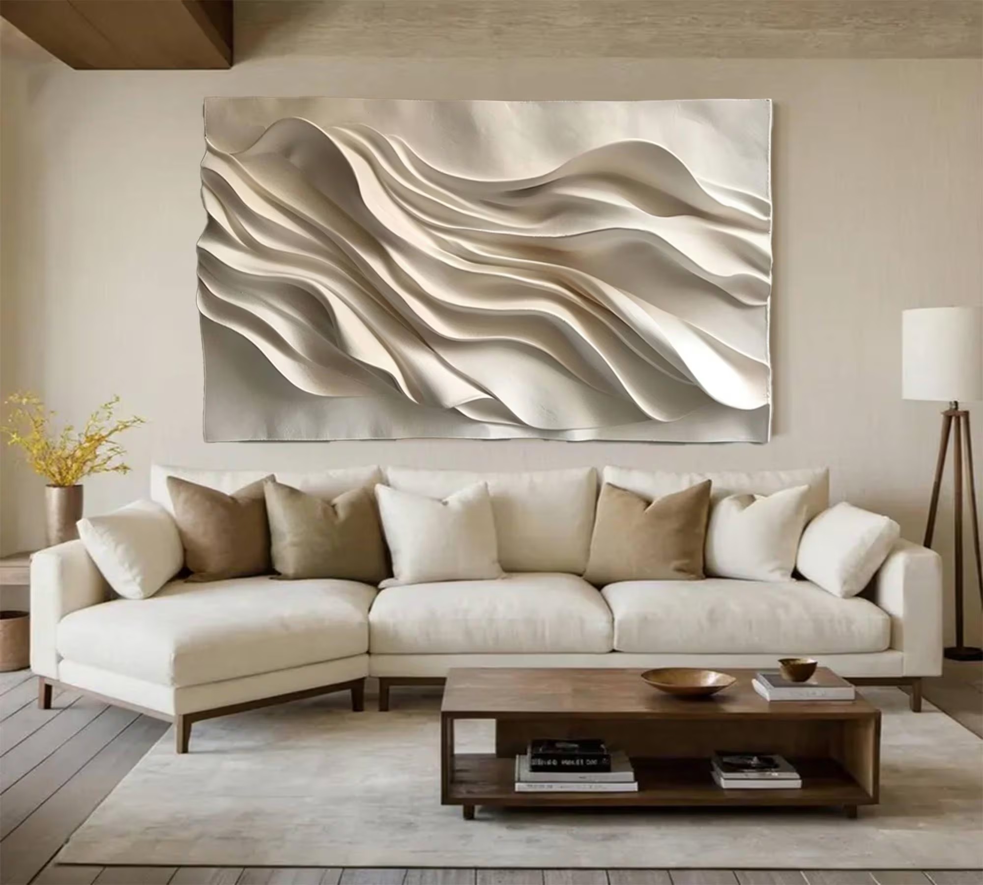 Fluid Architecture-3D Textured Wall Art