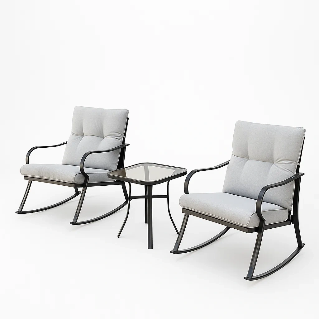 Mobilier de jardin,Ensemble de jardin de détente - ROOMFURNIXX