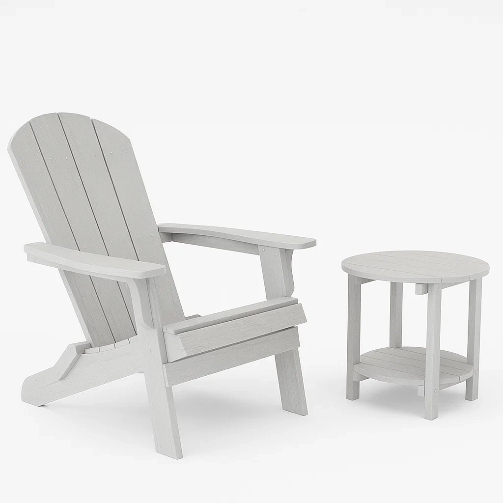 Mobilier d'extérieur,Ensemble de chaises Adirondack - ROOMFURNIXX