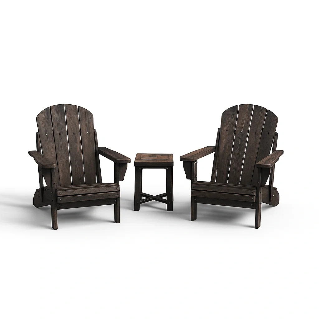 Mobilier d'extérieur,Ensemble de chaises Adirondack - ROOMFURNIXX